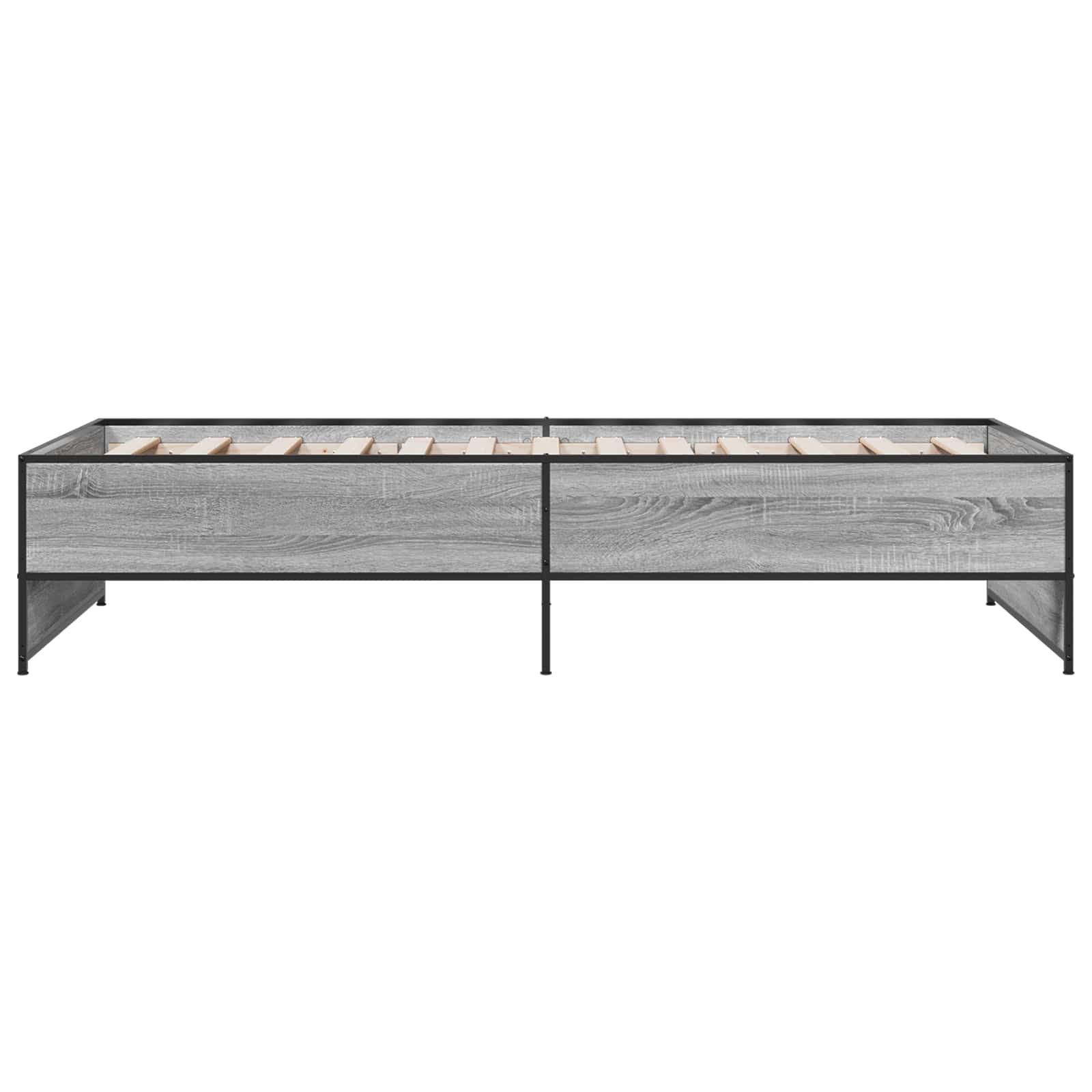 Krevetna konstrukcija Siva Sonoma 80 x 200 cm Konstruirano drvo