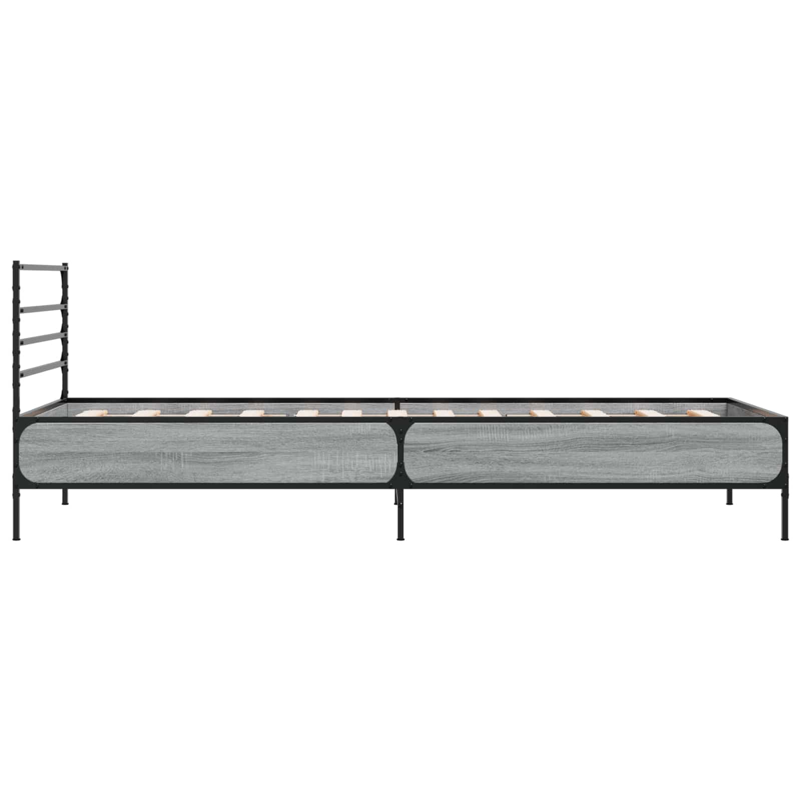 Krevetna konstrukcija Siva Sonoma 80 x 200 cm Konstruirano drvo