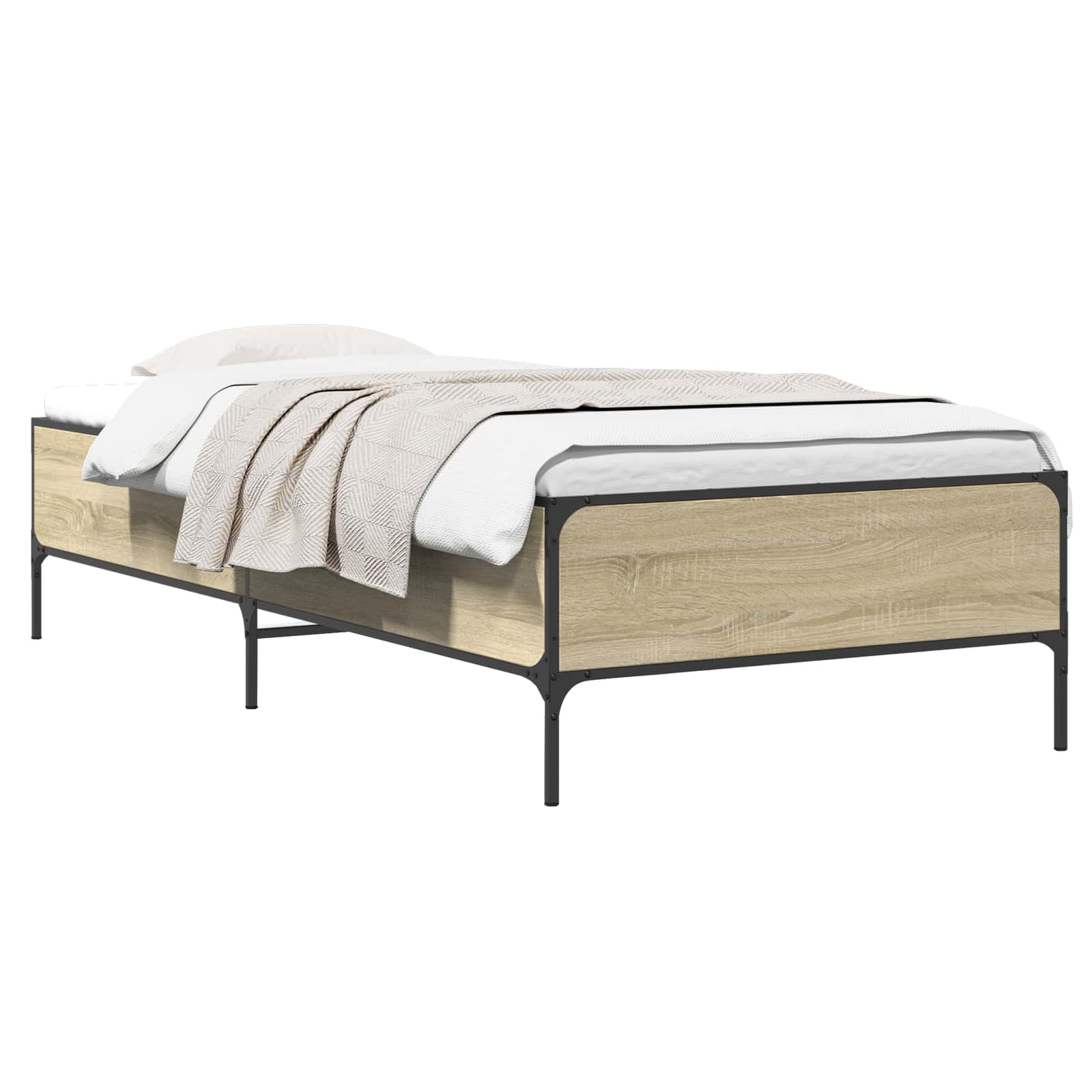 Krevetna konstrukcija Hrast sonoma 80 x 200 cm