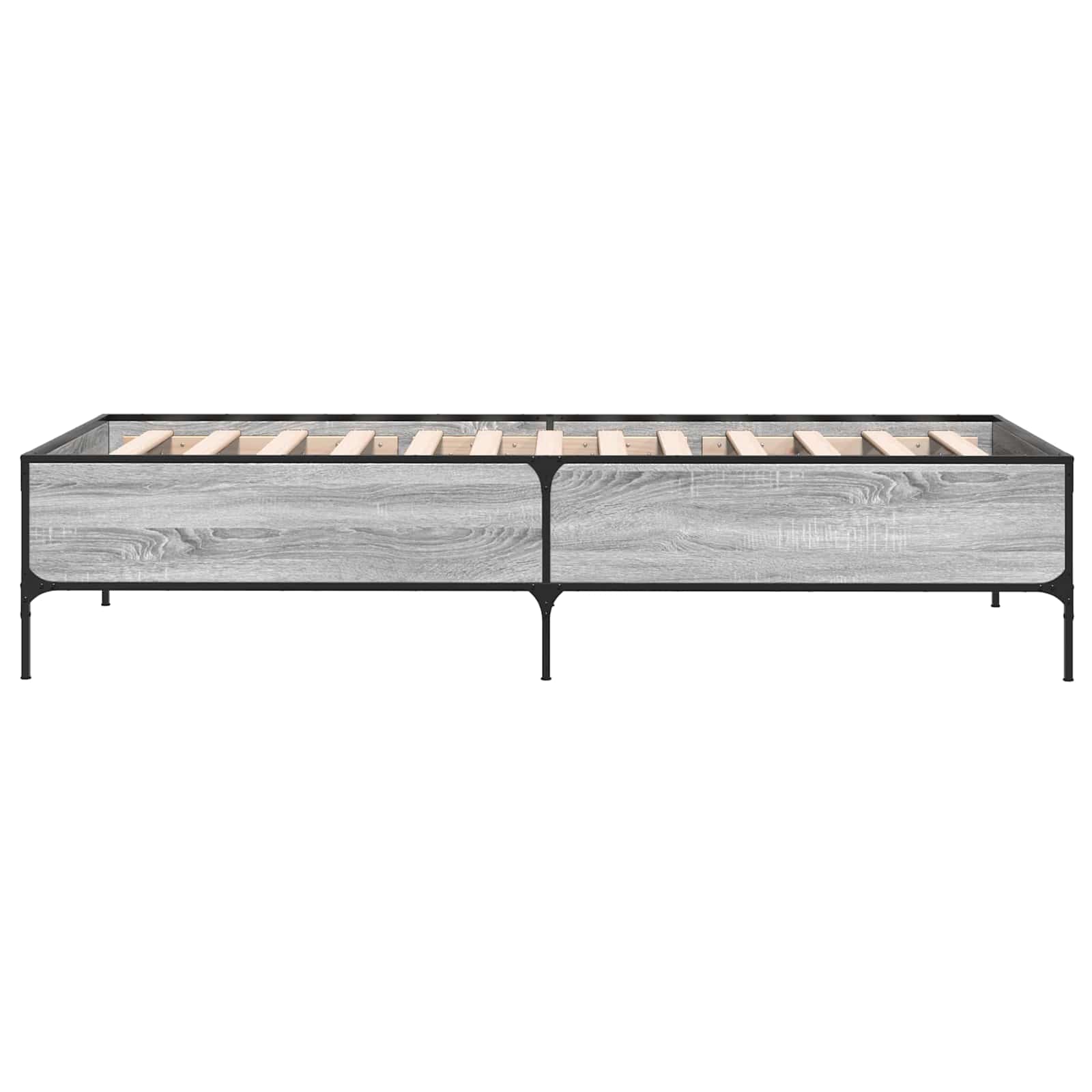 Krevetna konstrukcija Siva Sonoma 80 x 200 cm Konstruirano drvo