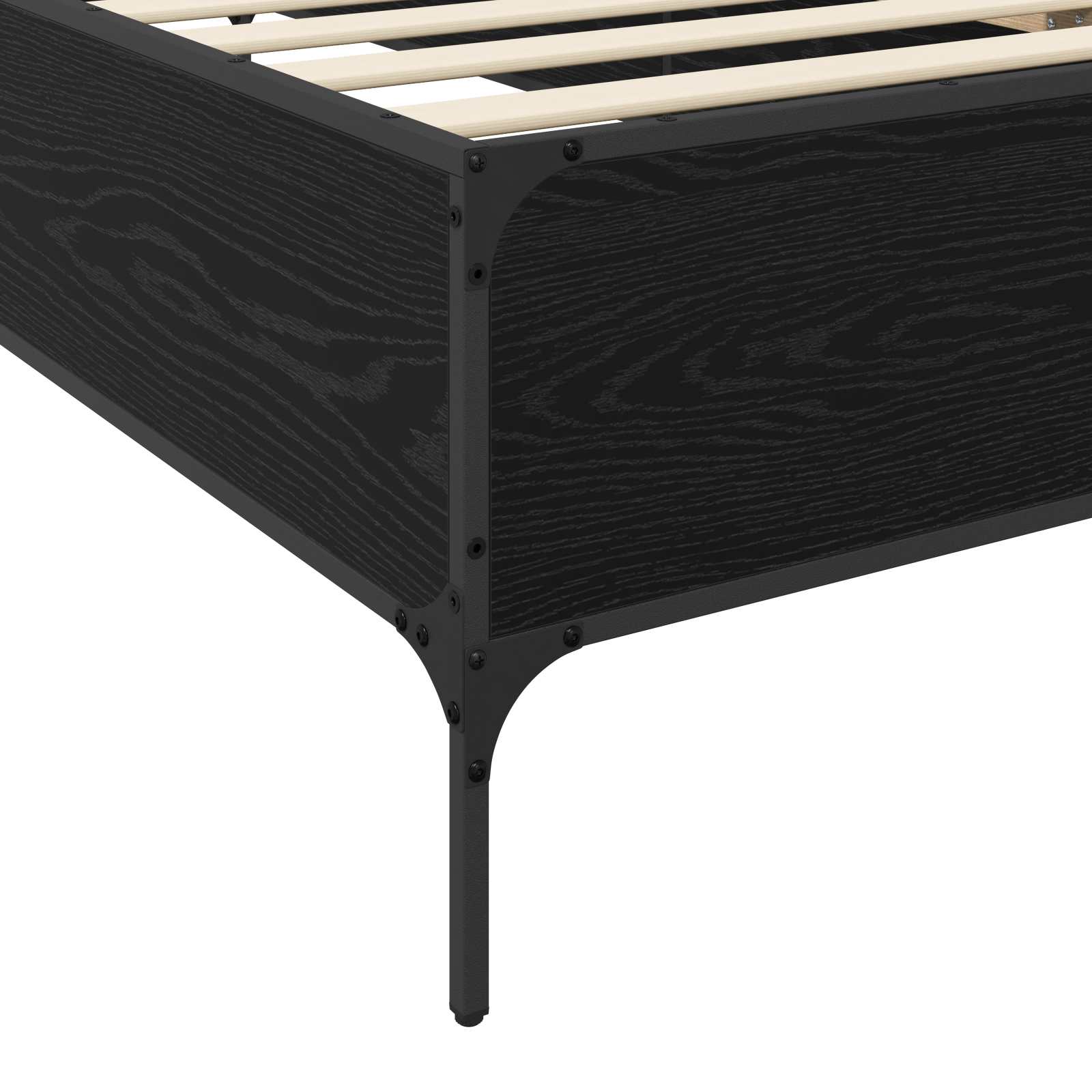 Krevetna konstrukcija Crni hrast 80 x 200 cm Konstruirano drvo