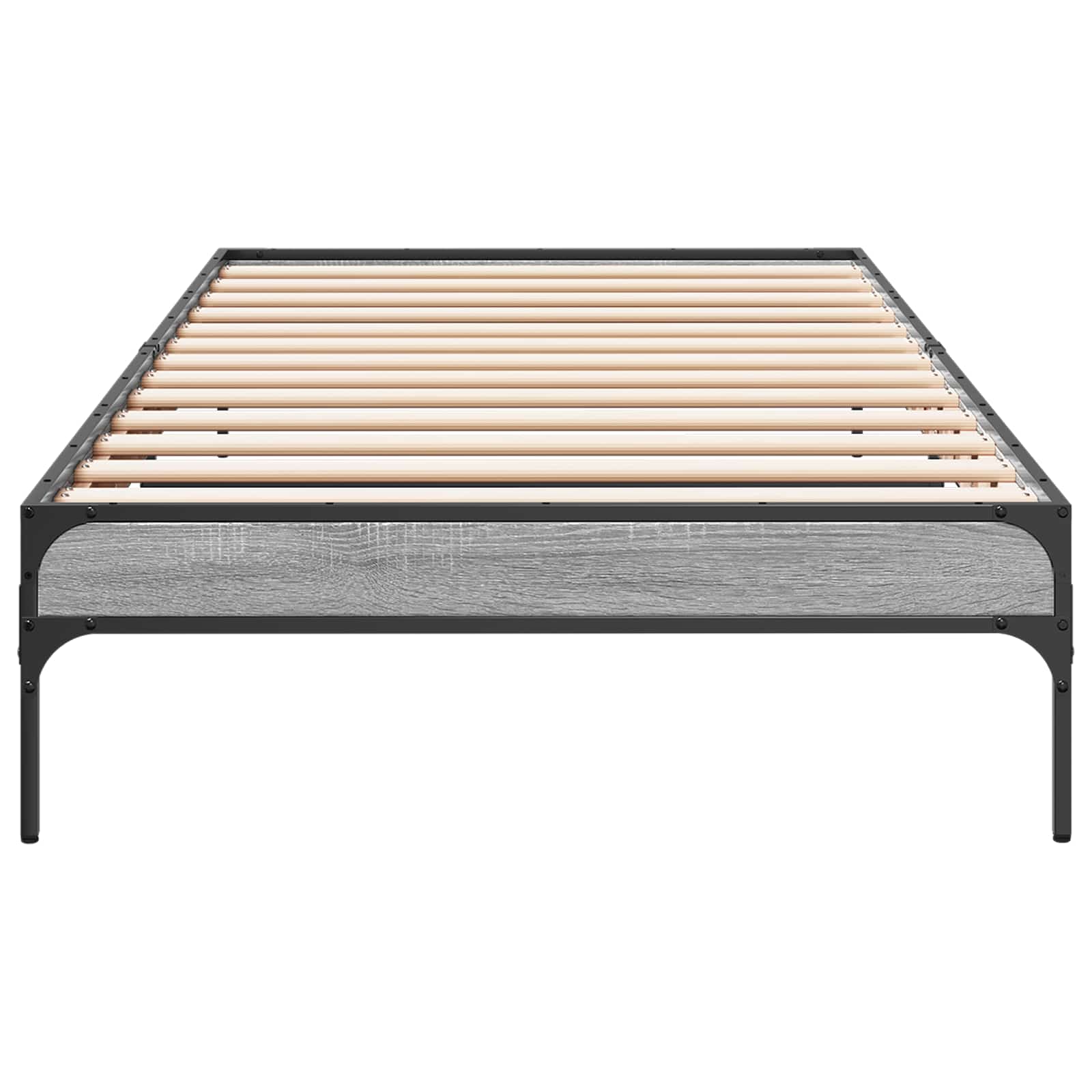 Krevetna konstrukcija Siva Sonoma 80 x 200 cm Konstruirano drvo