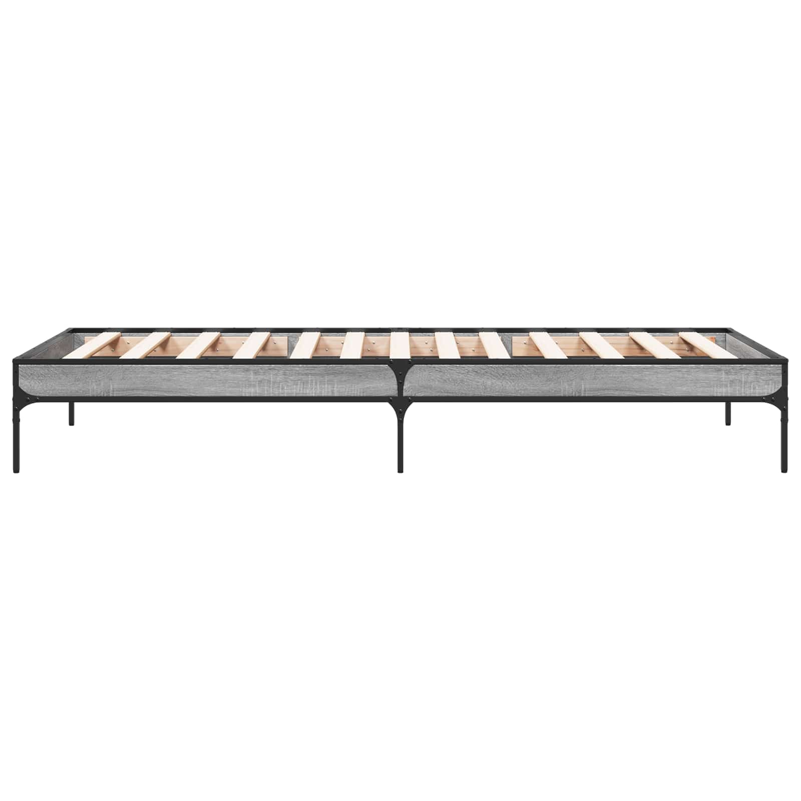 Krevetna konstrukcija Siva Sonoma 80 x 200 cm Konstruirano drvo
