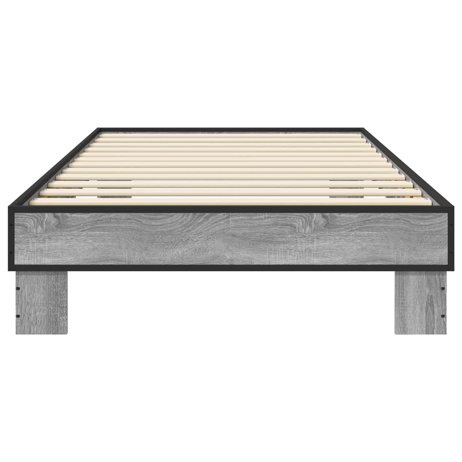 Krevetna konstrukcija Siva Sonoma 80 x 200 cm Konstruirano drvo