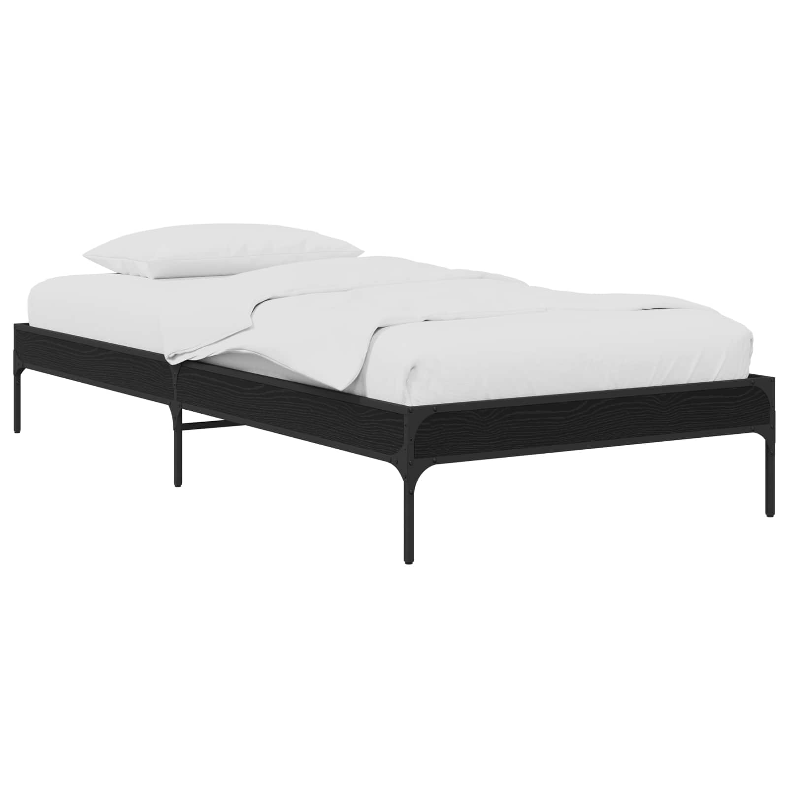 Krevetna konstrukcija Crni hrast 80 x 200 cm Konstruirano drvo