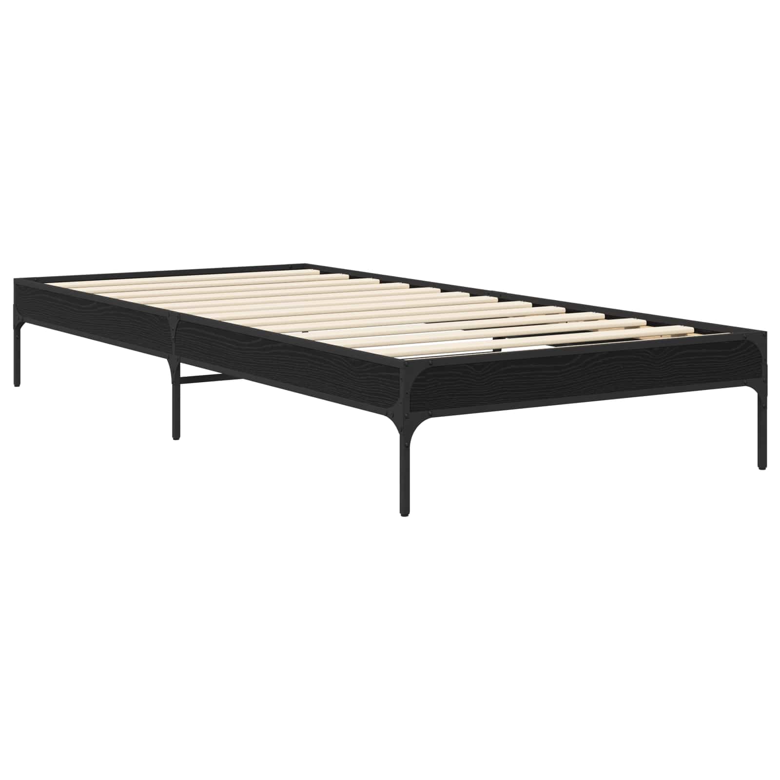 Krevetna konstrukcija Crni hrast 80 x 200 cm Konstruirano drvo