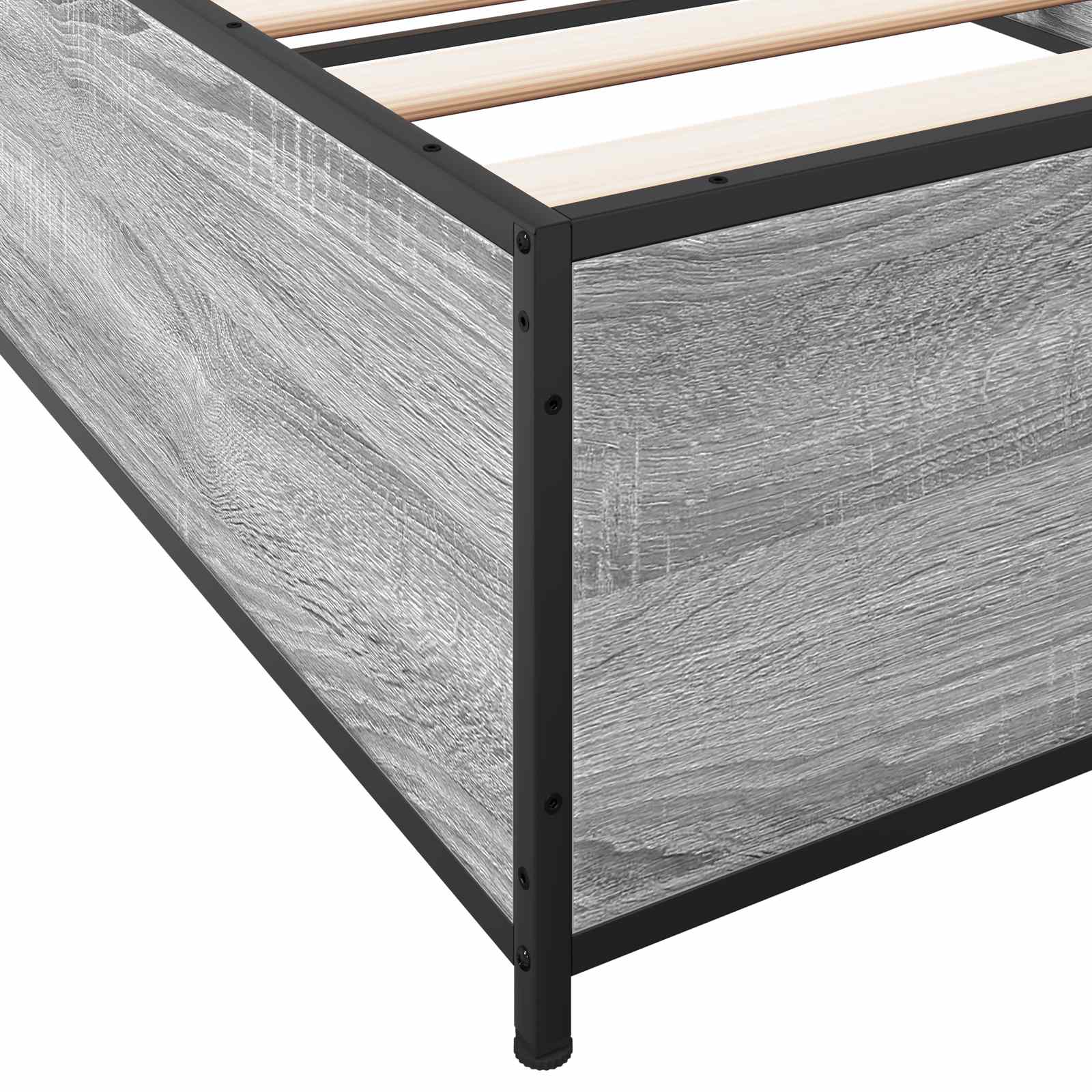 Krevetna konstrukcija Siva Sonoma 80 x 200 cm Konstruirano drvo