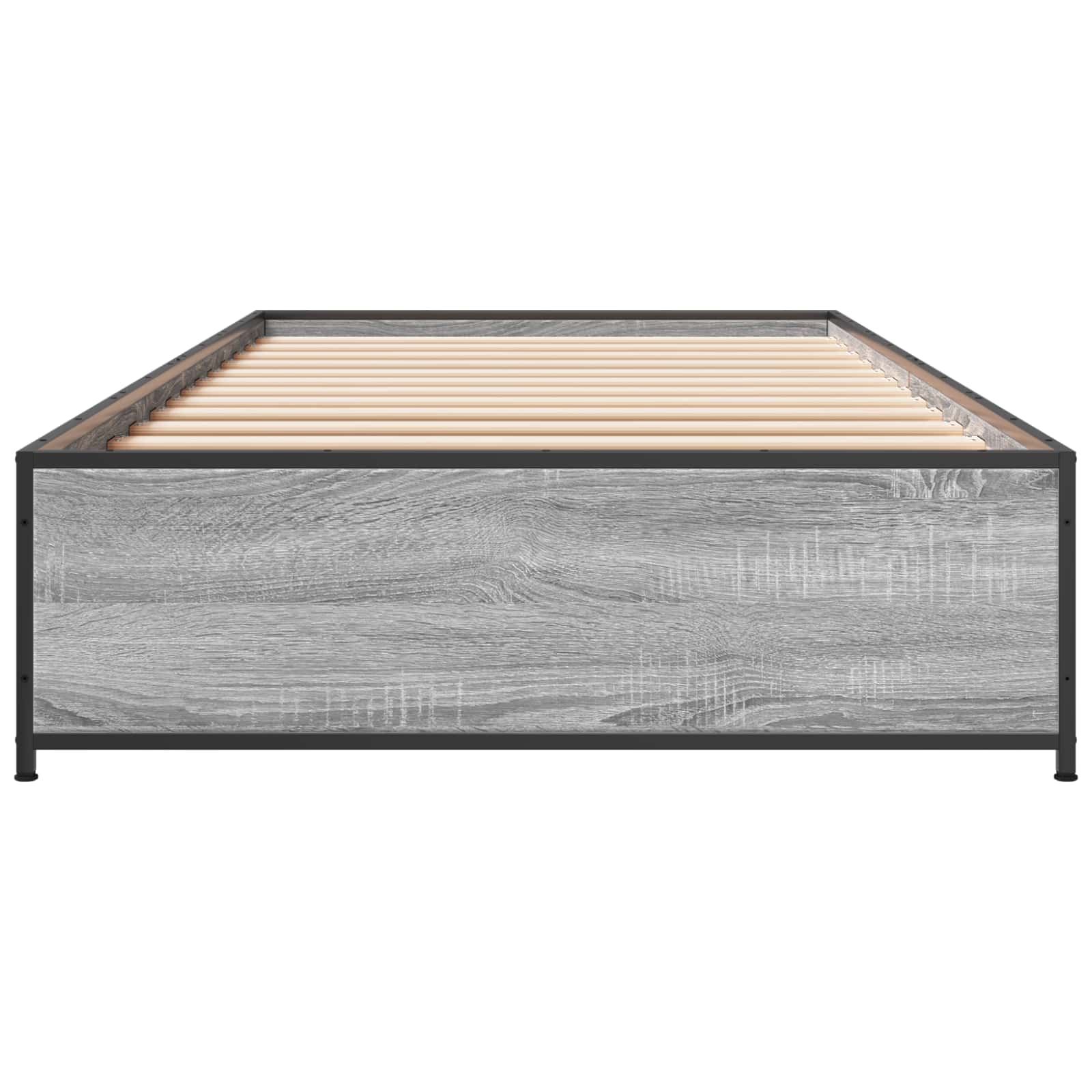 Krevetna konstrukcija Siva Sonoma 80 x 200 cm Konstruirano drvo