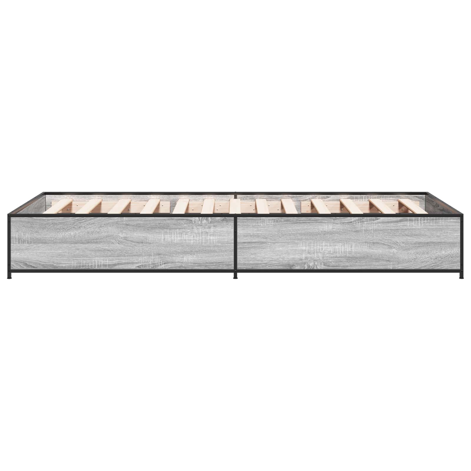 Krevetna konstrukcija Siva Sonoma 80 x 200 cm Konstruirano drvo