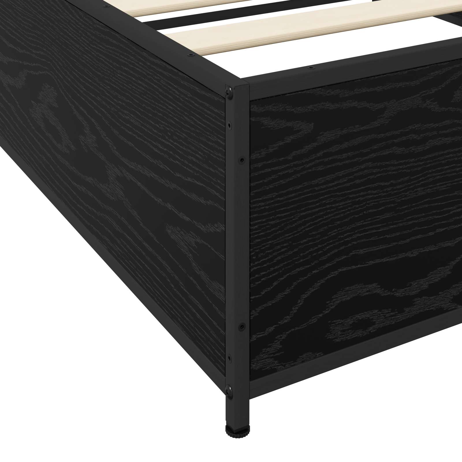 Krevetna konstrukcija Crni hrast 80 x 200 cm Konstruirano drvo