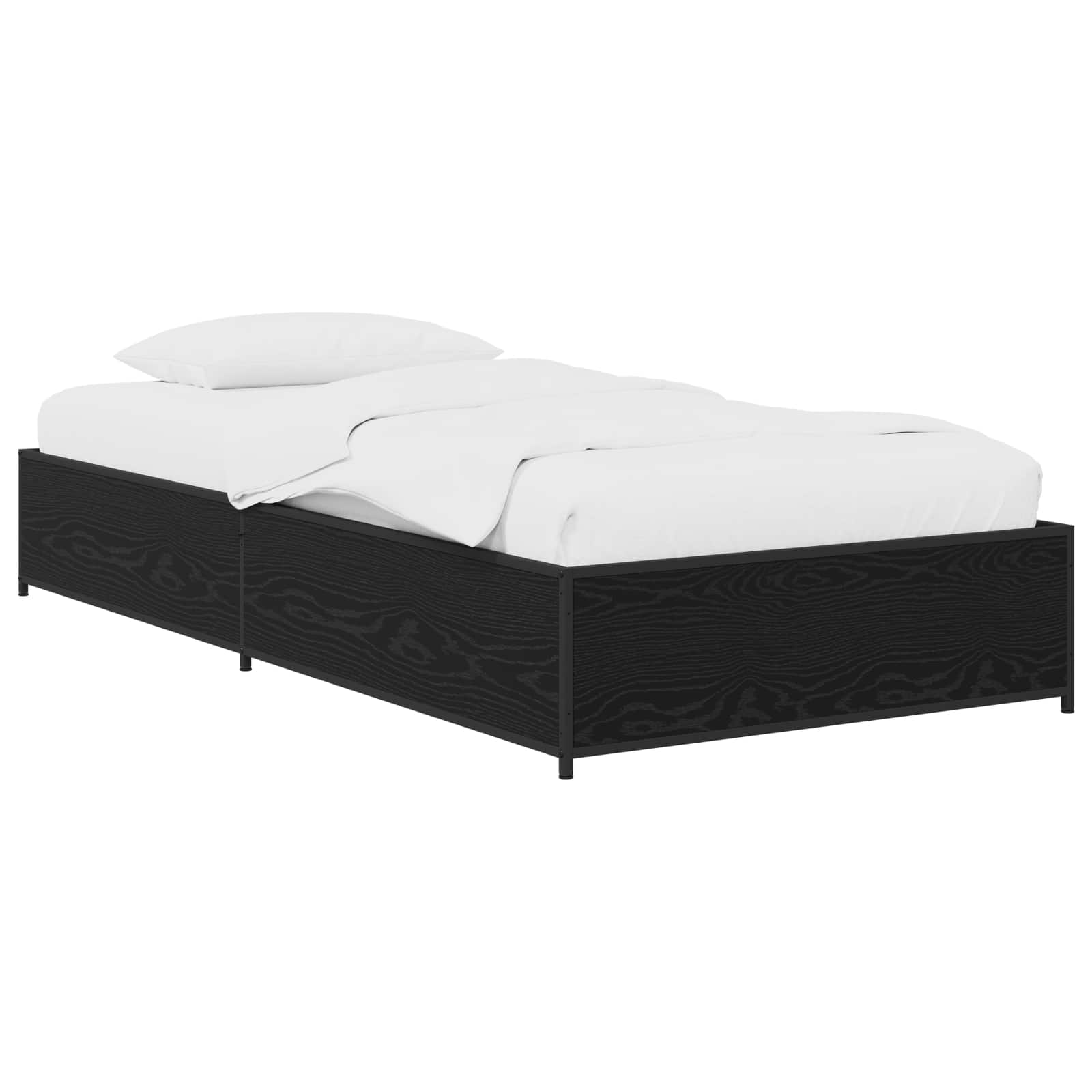 Krevetna konstrukcija Crni hrast 80 x 200 cm Konstruirano drvo