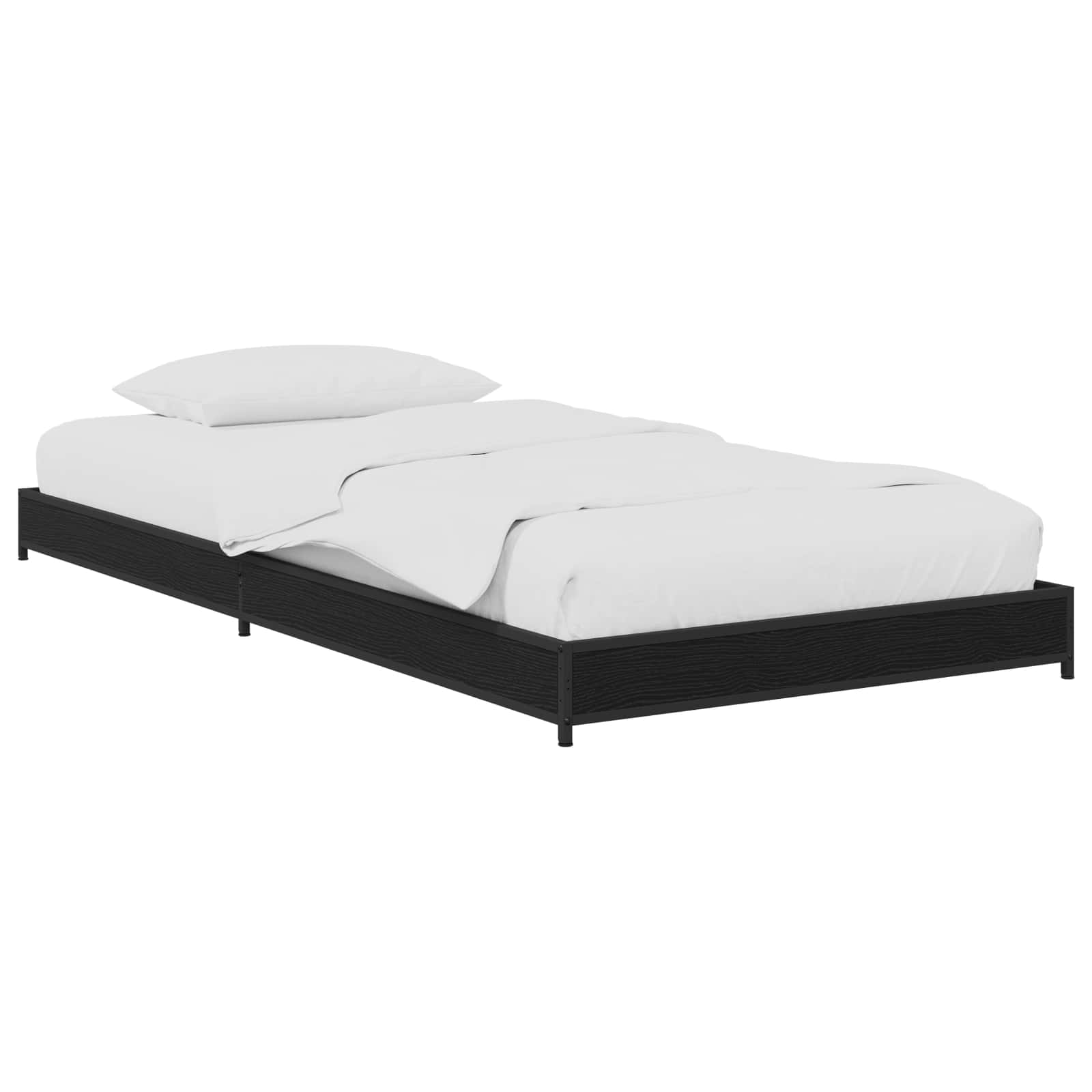 Krevetna konstrukcija Crni hrast 80 x 200 cm Konstruirano drvo