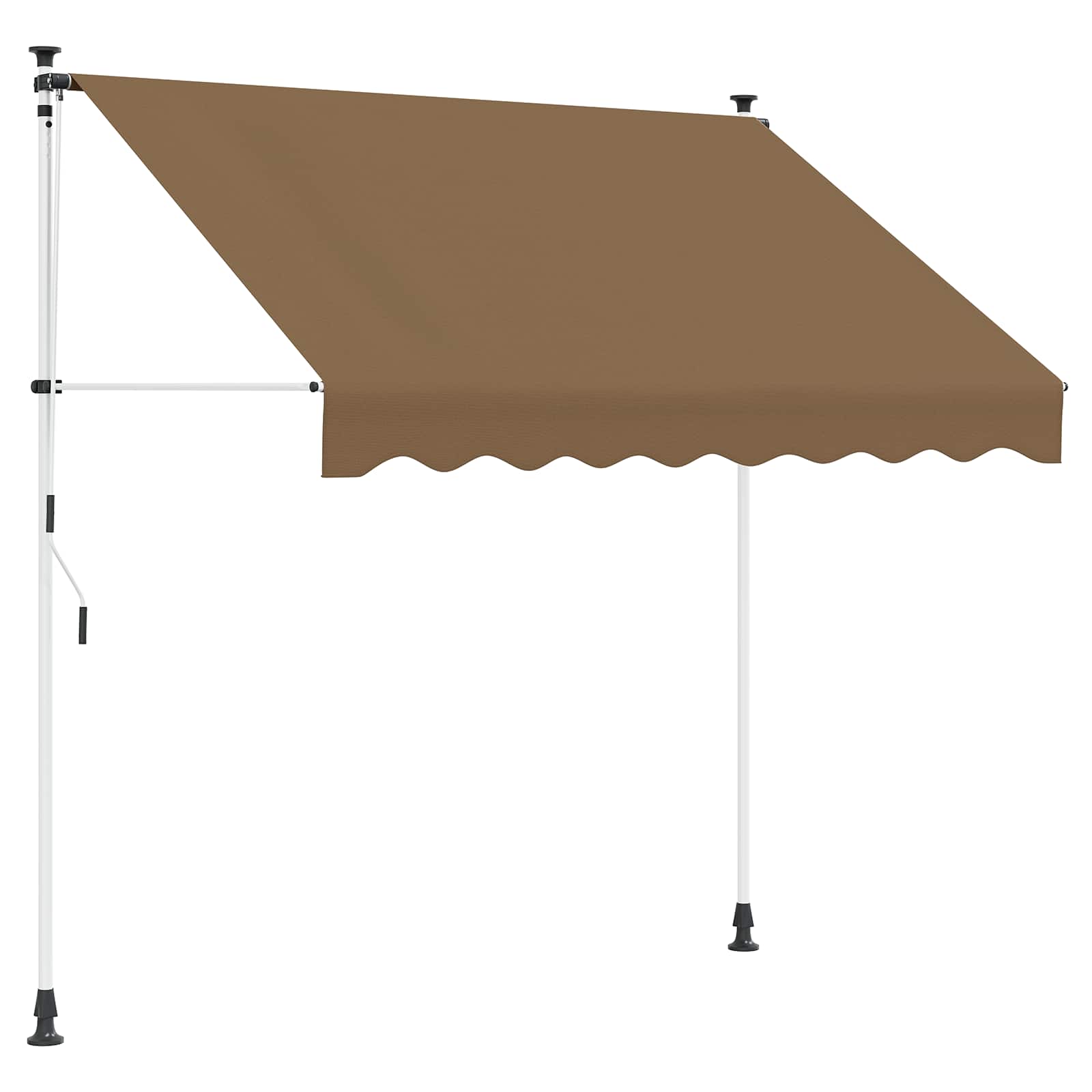 Ručno sklopiva tenda Bež 400 cm
