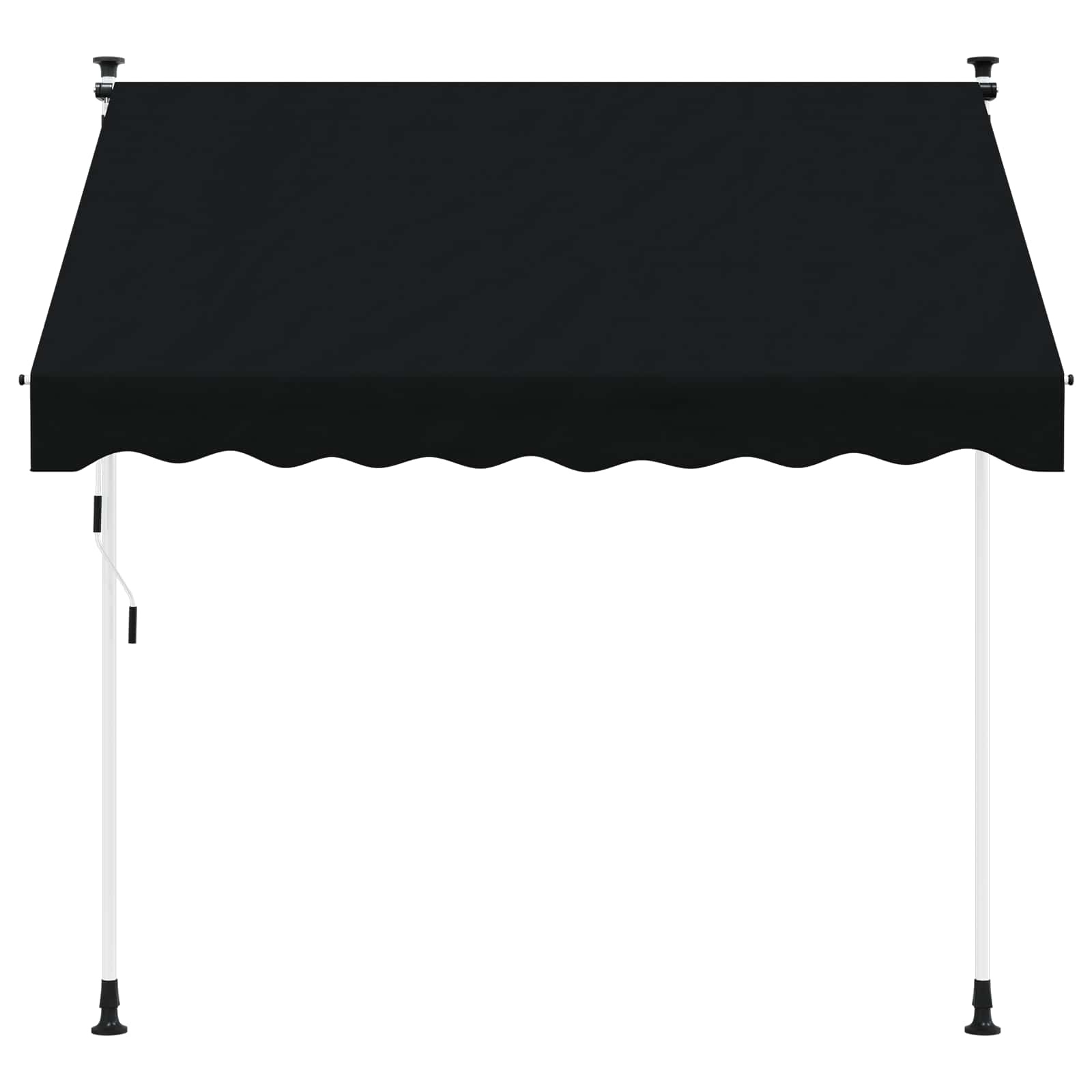 Ručno sklopiva tenda Crna 150 cm