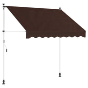 Ručno sklopiva tenda Smeđa 100 cm