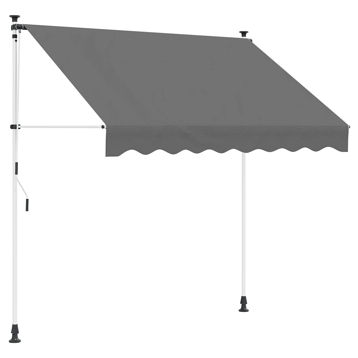 Ručno sklopiva tenda Svjetlosiva 100 cm