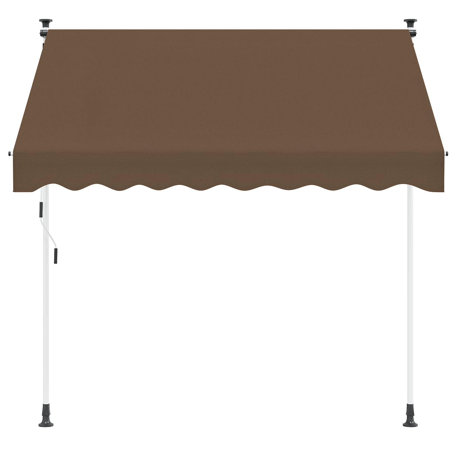 Ručno sklopiva tenda Sivosmeđa 250 cm