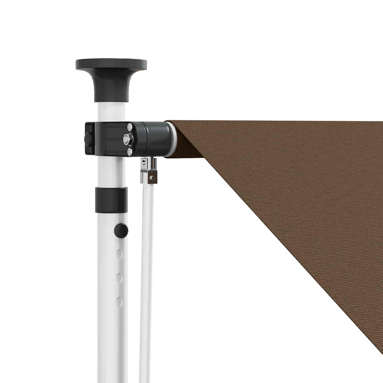 Ručno sklopiva tenda Sivosmeđa 350 cm