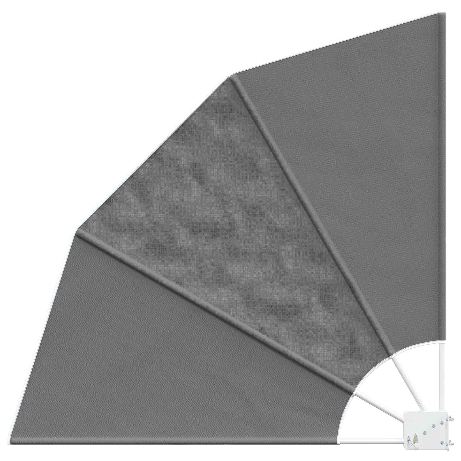 Zaslon za privatnost na balkonu 140 x 140 cm Poliester