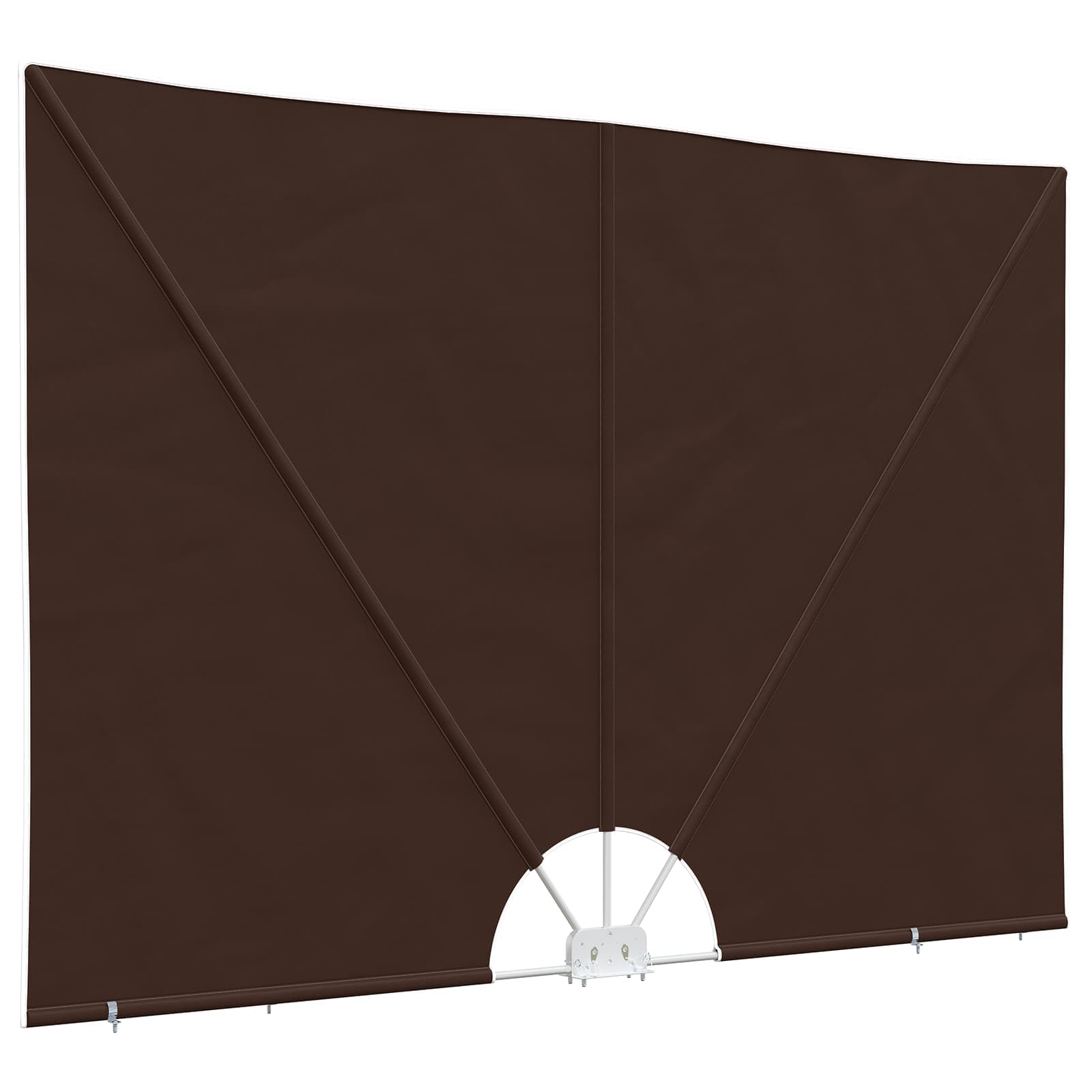 Zaslon za privatnost na balkonu 160 x 240 cm Poliester