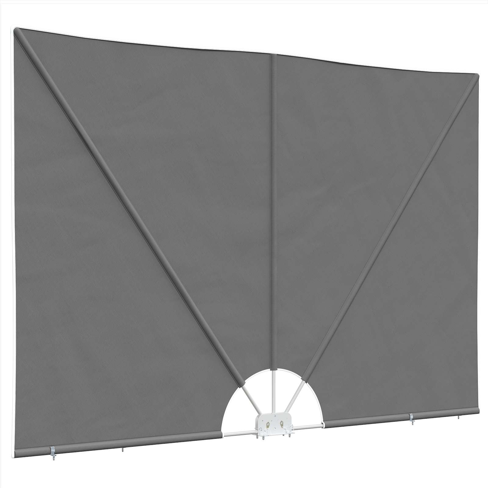Zaslon za privatnost na balkonu 160 x 240 cm Poliester