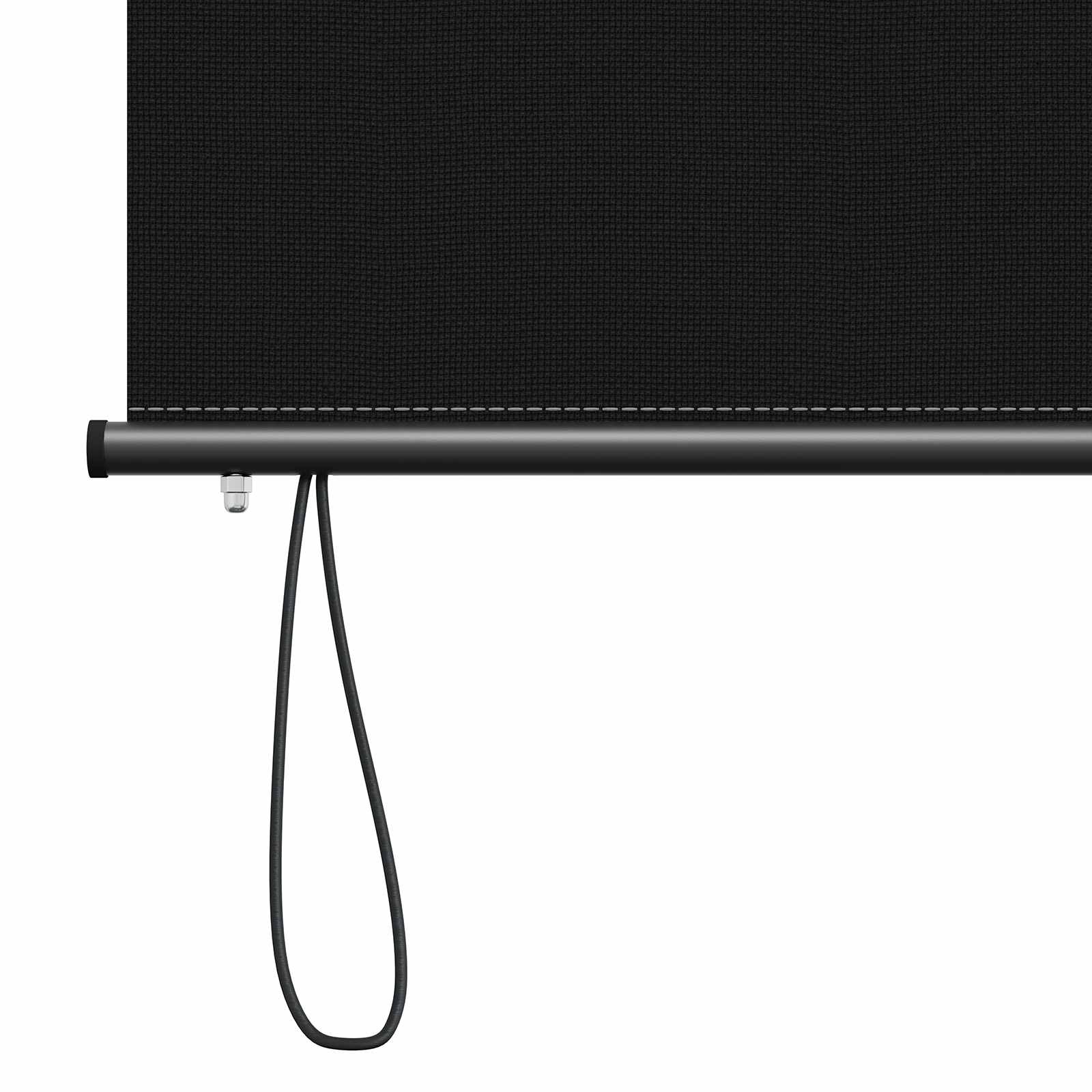Rolo zavjesa Crna 60 x 250 cm Tkanina i aluminij