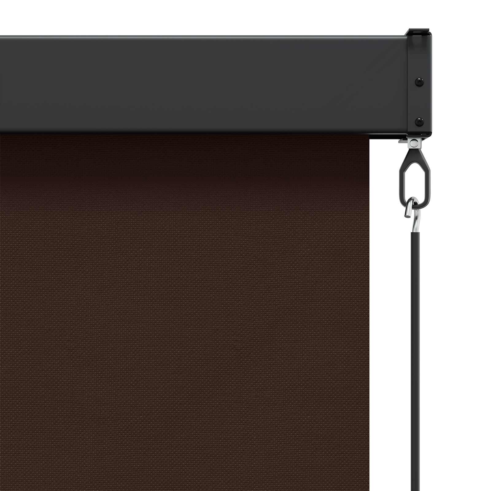 Rolo zavjesa Smeđa 60 x 250 cm Tkanina i aluminij
