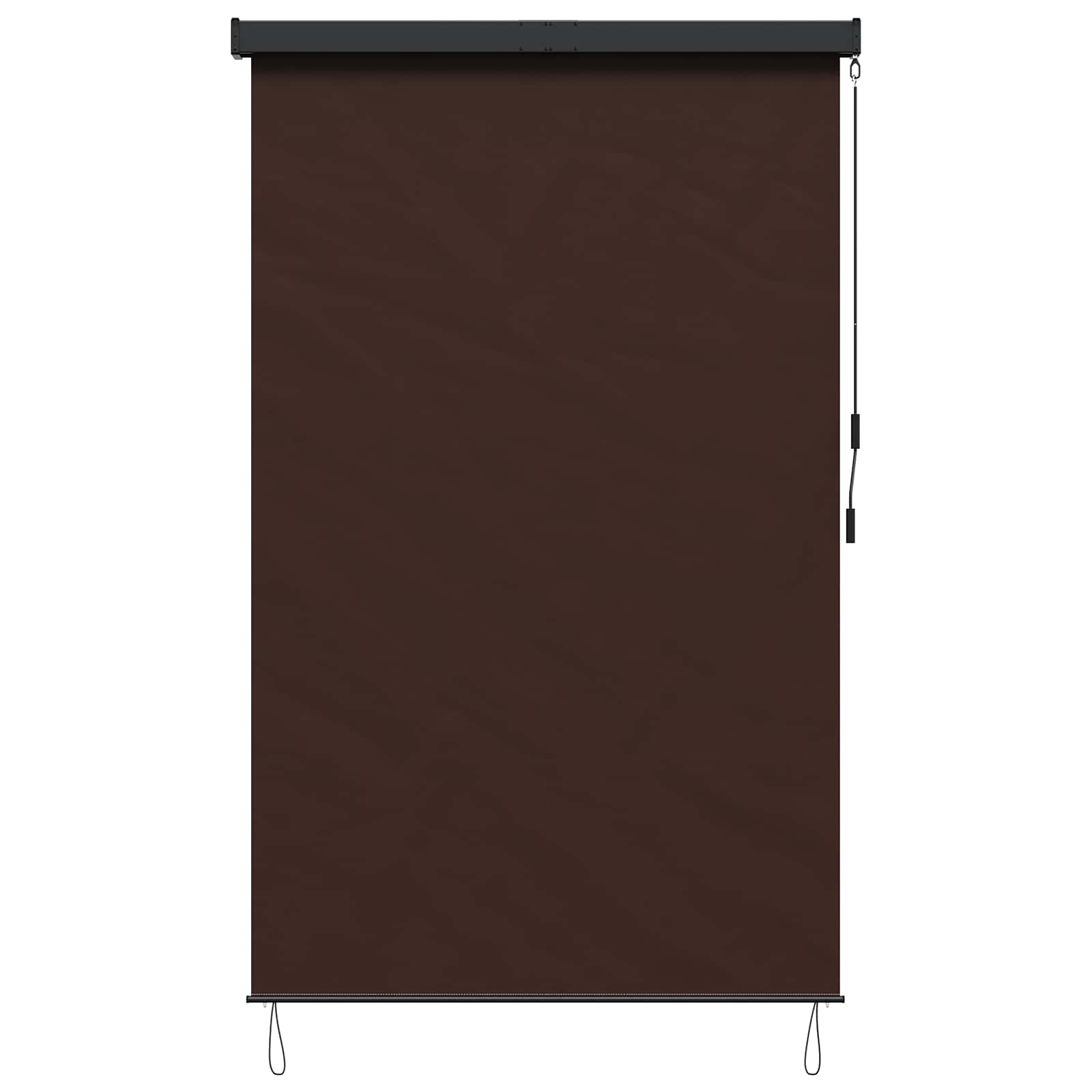 Rolo zavjesa Smeđa 60 x 250 cm Tkanina i aluminij