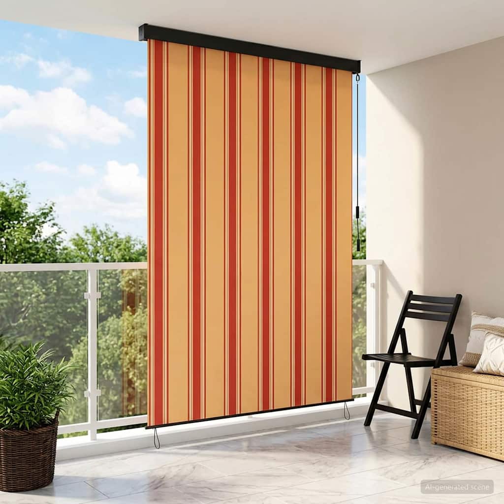 Rolo zavjesa Šareni 120 x 250 cm Tkanina i aluminij
