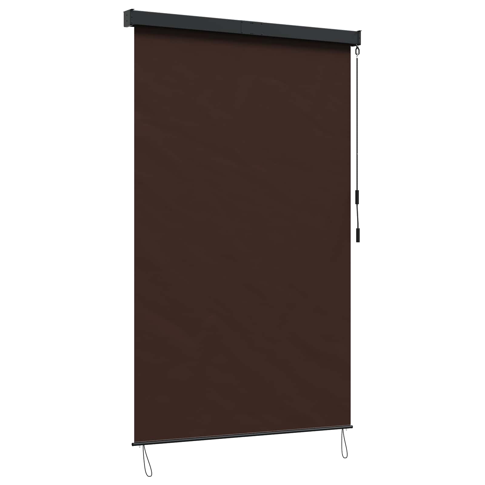 Rolo zavjesa Smeđa 160 x 250 cm Tkanina i aluminij