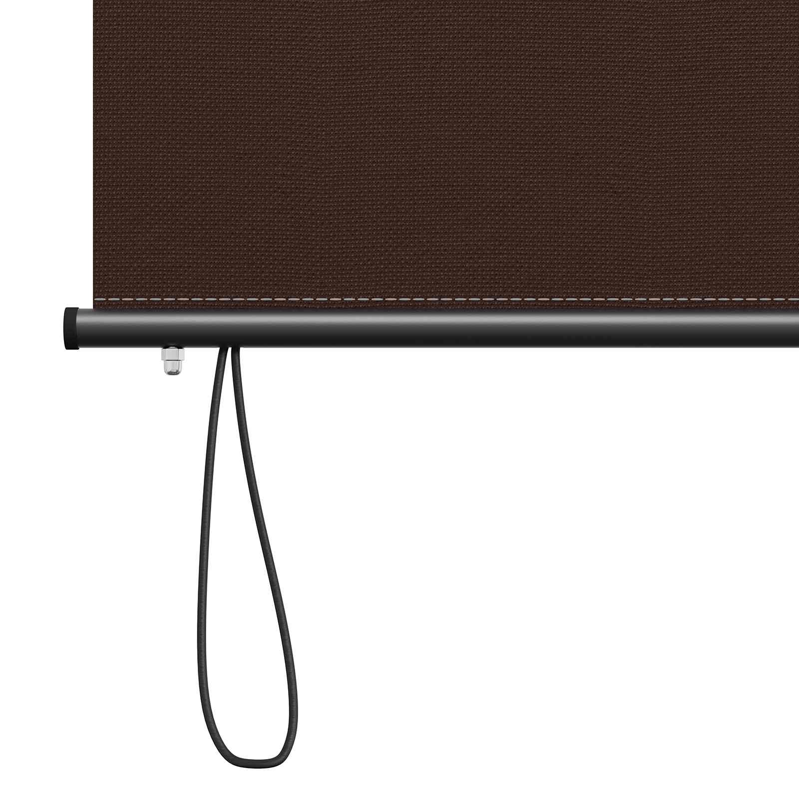 Rolo zavjesa Smeđa 180 x 250 cm Tkanina i aluminij