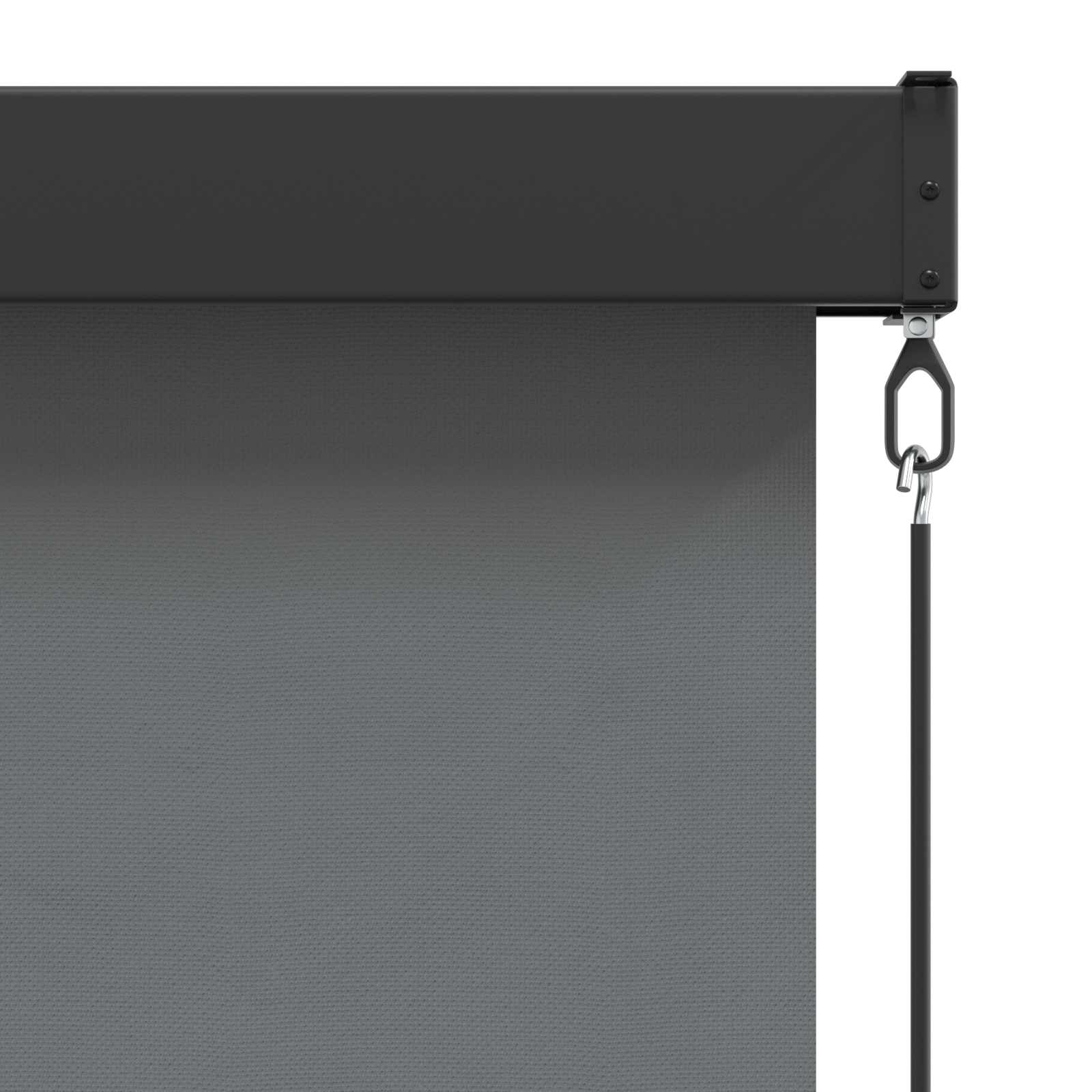 Rolo zavjesa Svjetlosiva 180 x 250 cm Tkanina i aluminij