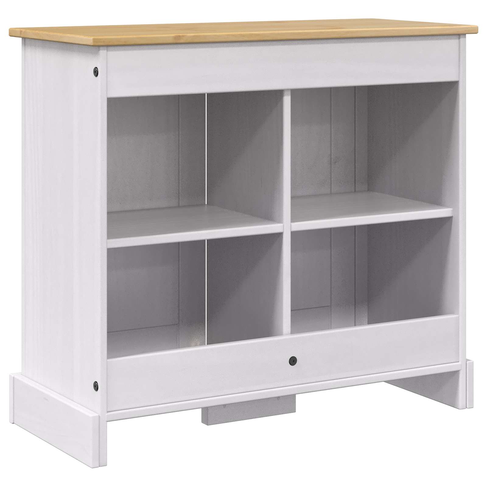 Stalak za akvarij CORONA Bijela i smeđa 81,5 x 37 x 73 cm