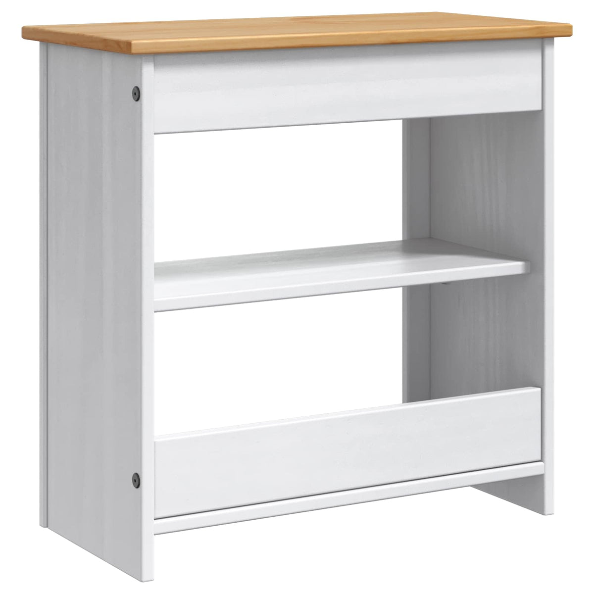 Stalak za akvarij PANAMA Bijela i smeđa 60 x 30 x 60 cm 150 kg