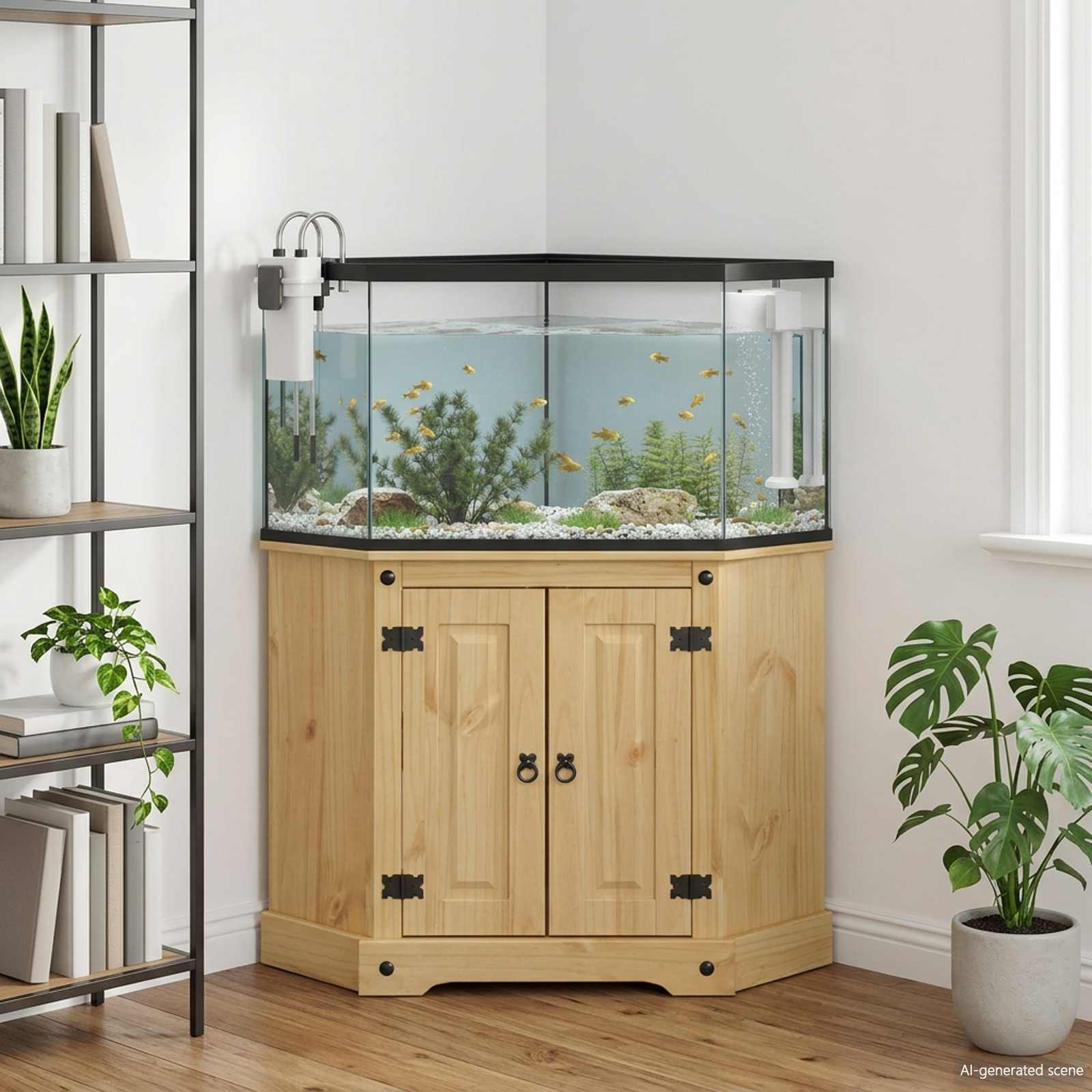 Stalak za akvarij CORONA Smeđa 70 x 70 x 73 cm 300 kg