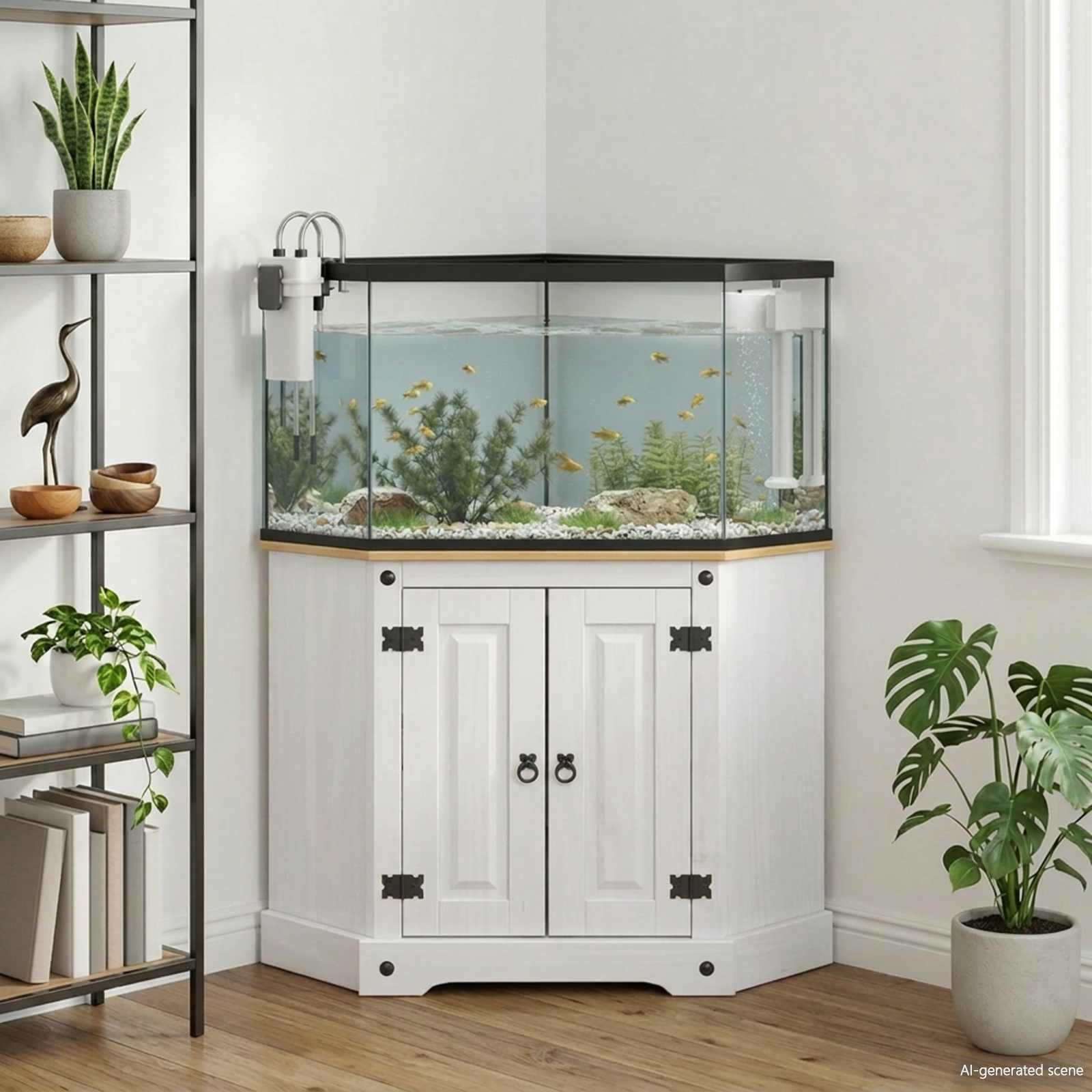 Stalak za akvarij CORONA Bijela 70 x 70 x 73 cm 300 kg