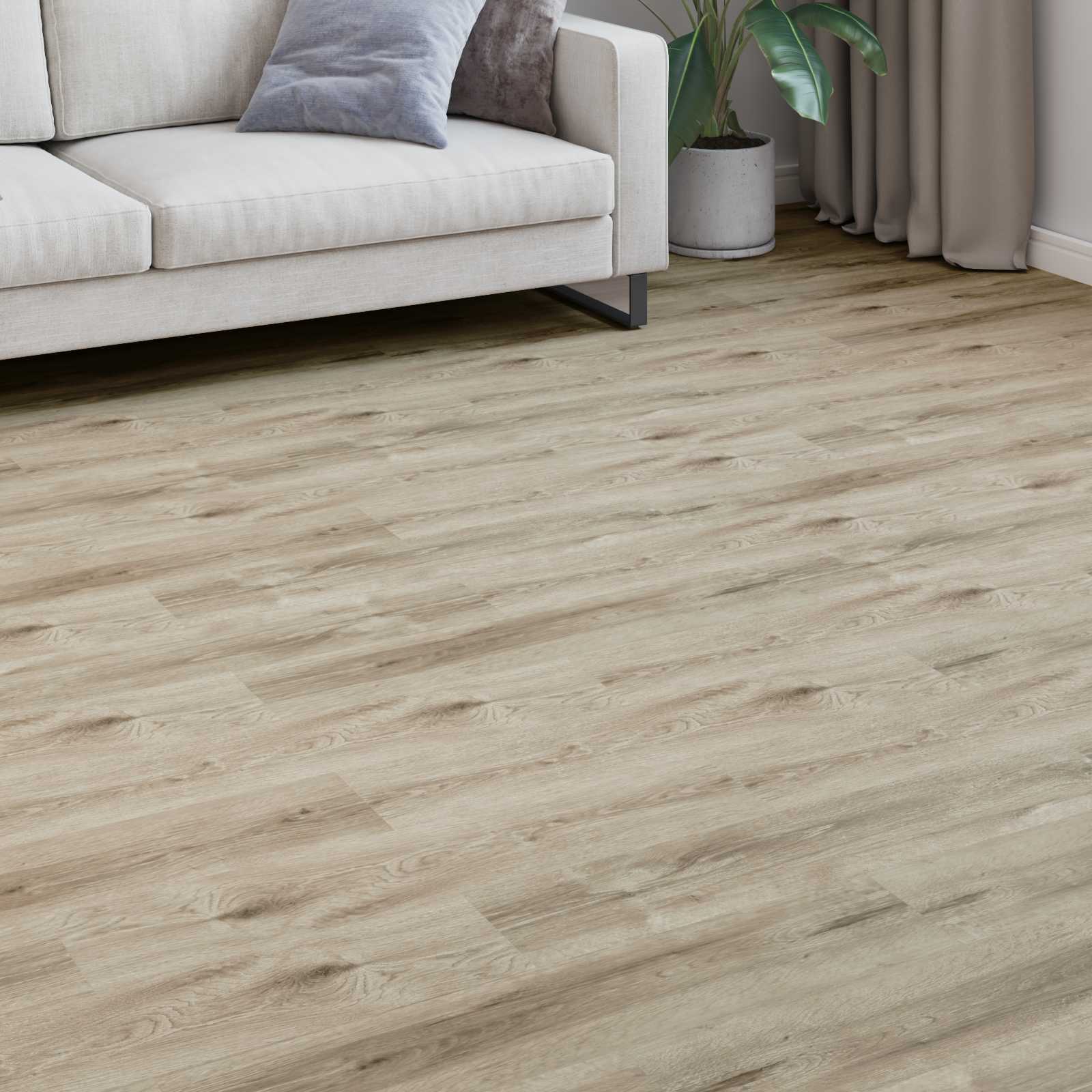 Laminatna podnica 5 pcs Bjeljeni smeđi 101 x 20 x 0,8 cm