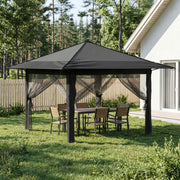 Gazebo s 4 bočne strane Svjetlosiva i antracit