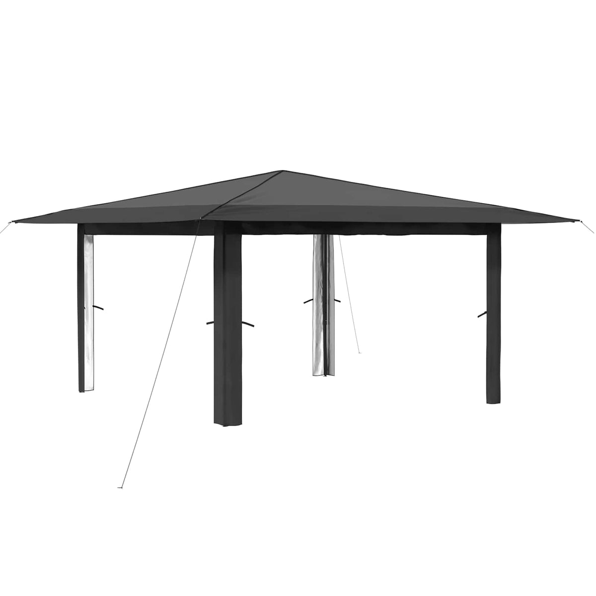 Gazebo bez bočnih strana 4 x 4 m Svjetlosiva i antracit