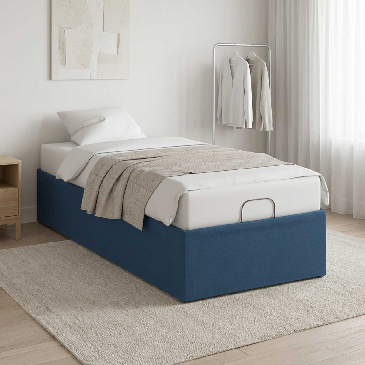 Električni podesivi okvir kreveta Plava 200 x 90 x 33,5 cm