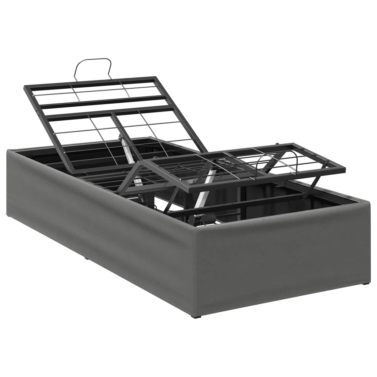 Električni podesivi okvir kreveta Tamnosiva 200 x 90 x 33,5 cm
