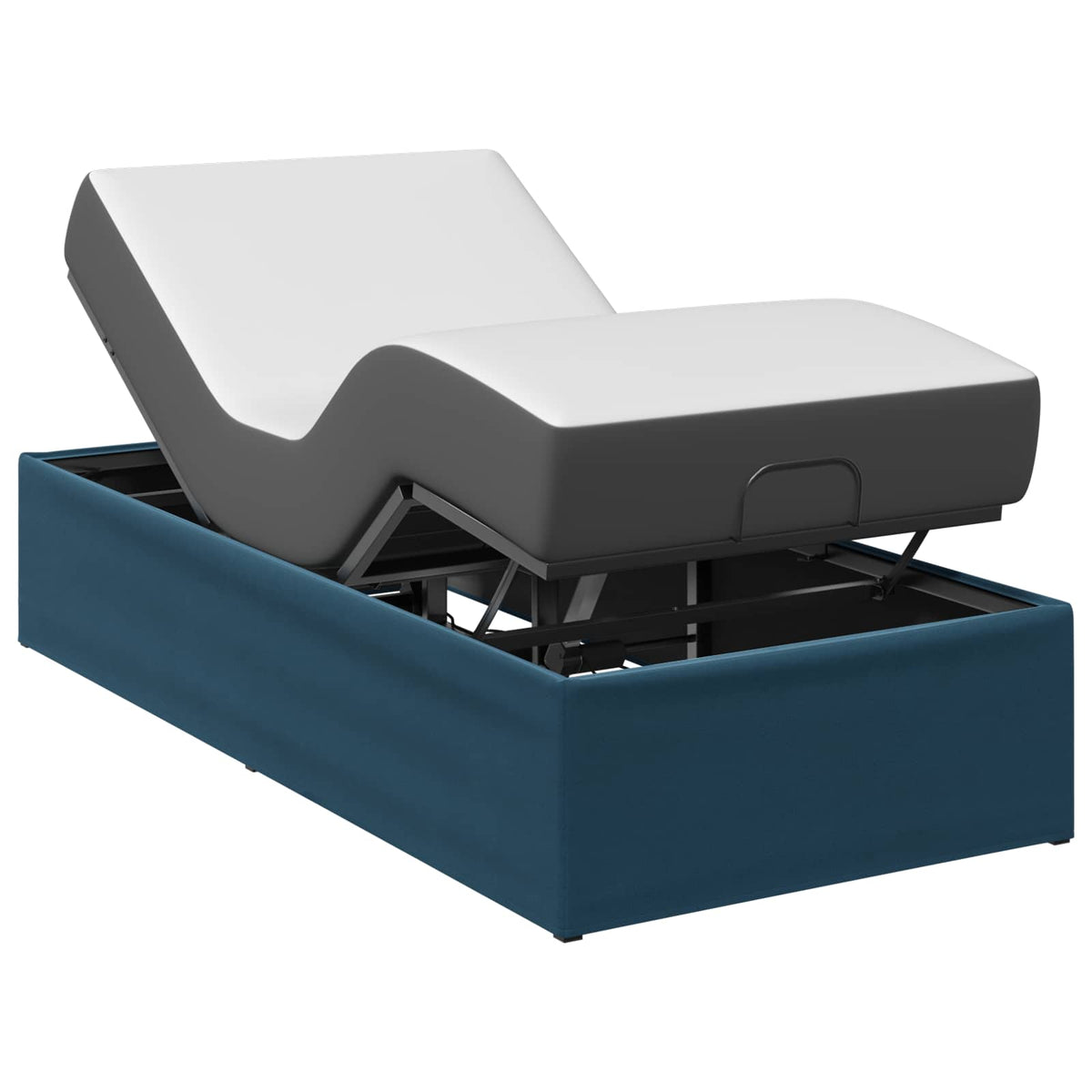 Električni podesivi okvir kreveta Plava 200 x 90 x 33,5 cm