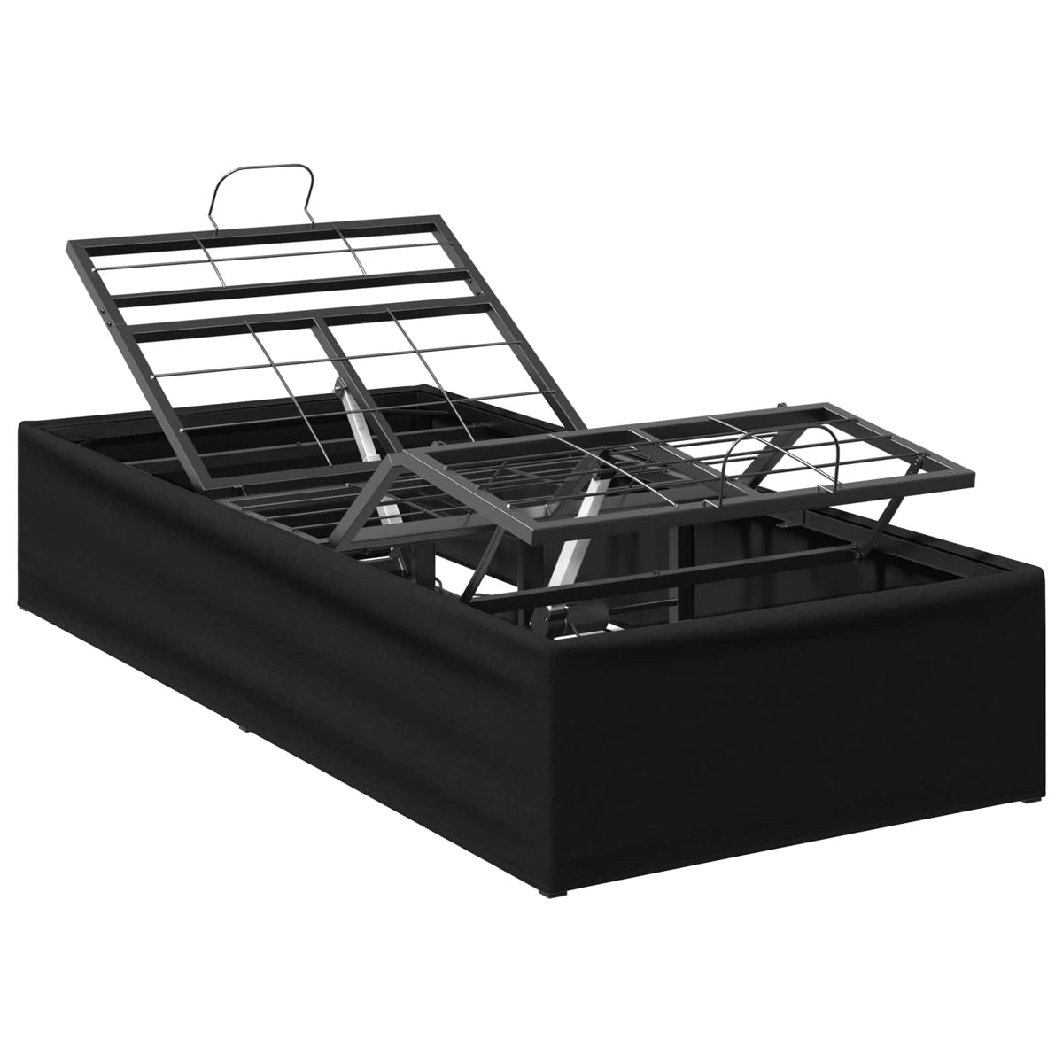 Električni podesivi okvir kreveta Crna 200 x 100 x 33,5 cm