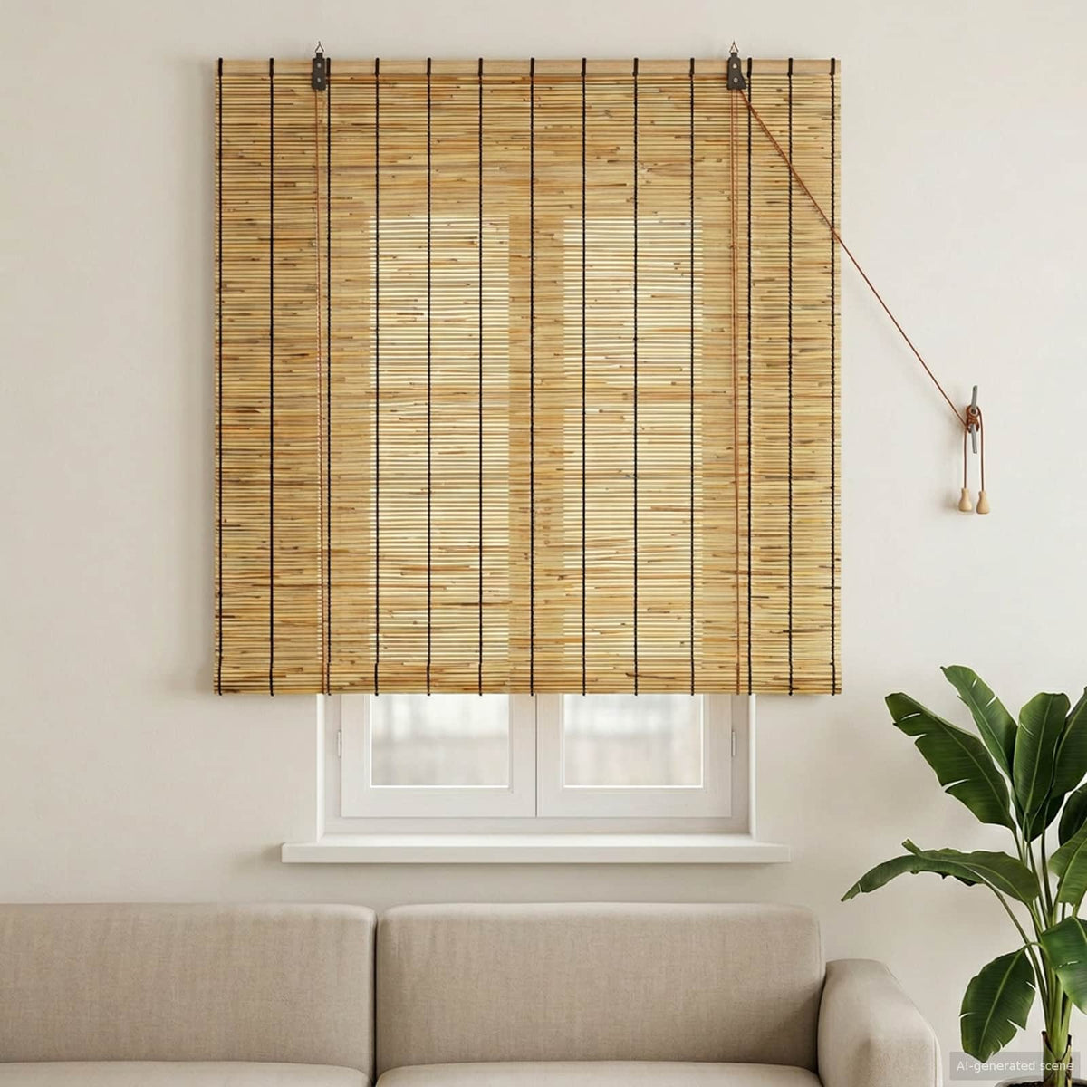 Rolo zavjesa Prirodna 120 x 160 cm Trska