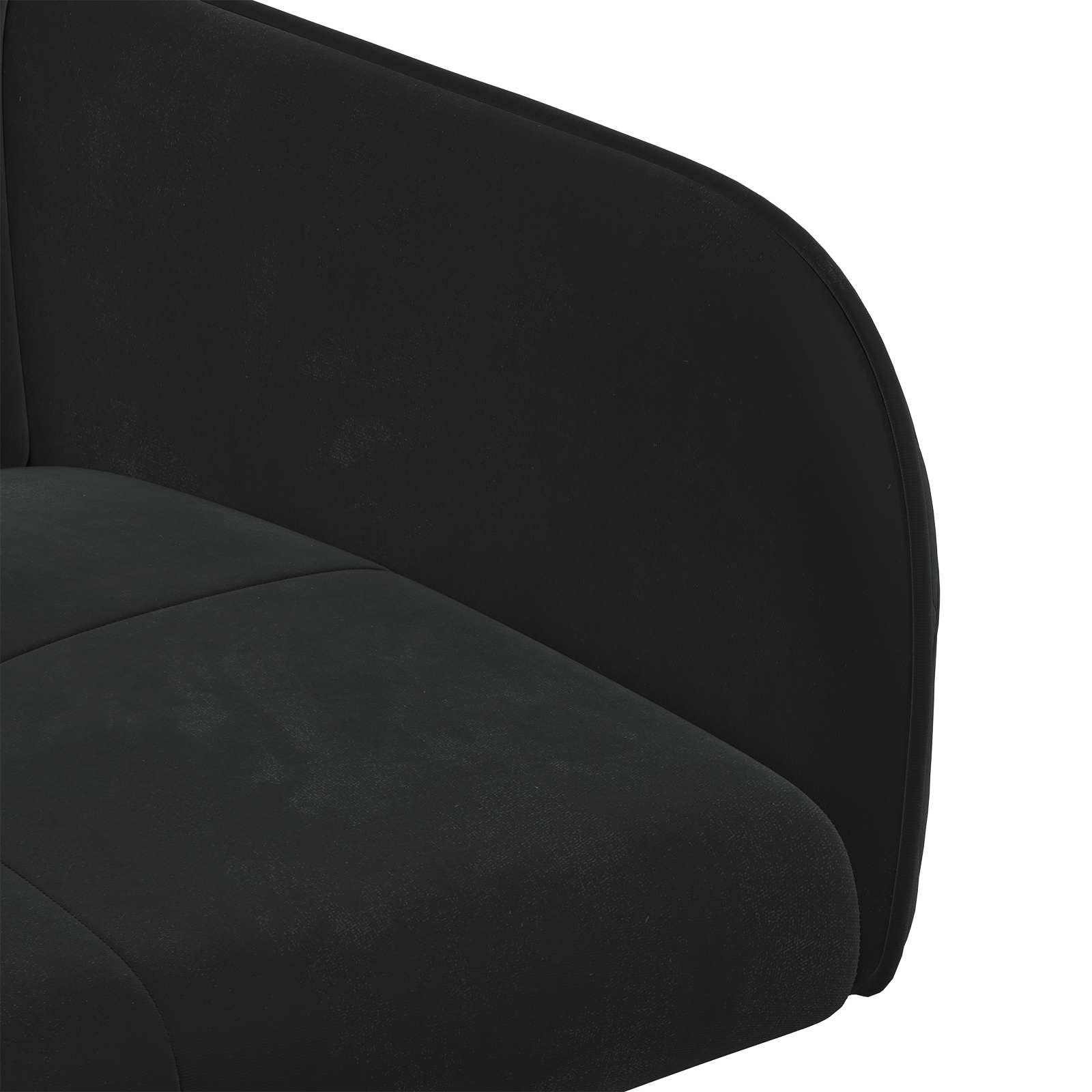 Trpezarijske stolice 2 pcs Baršun Crna 59 x 56,5 x 86 cm