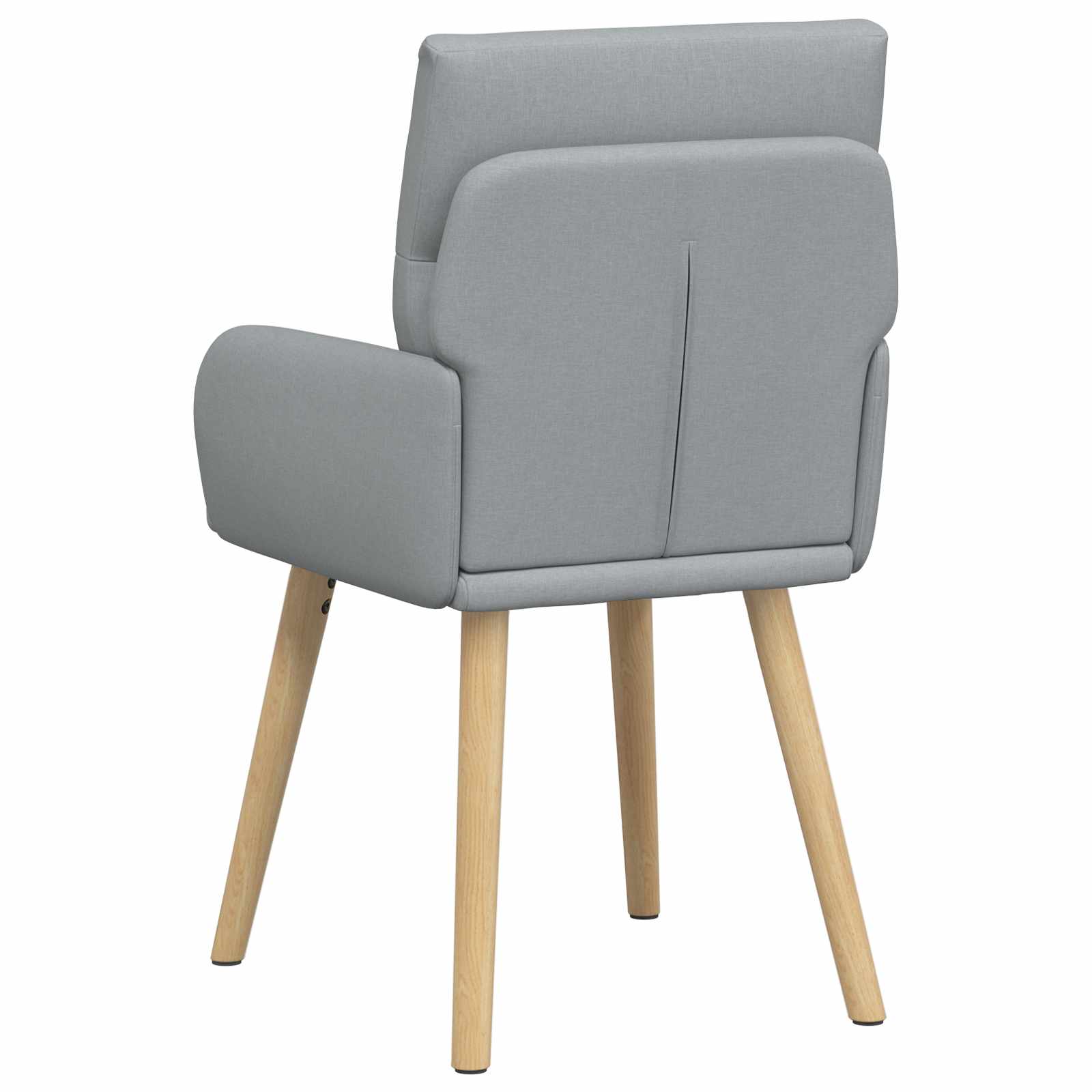 Trpezarijske stolice 2 pcs Tkanina Svjetlosiva 60 x 56 x 96 cm