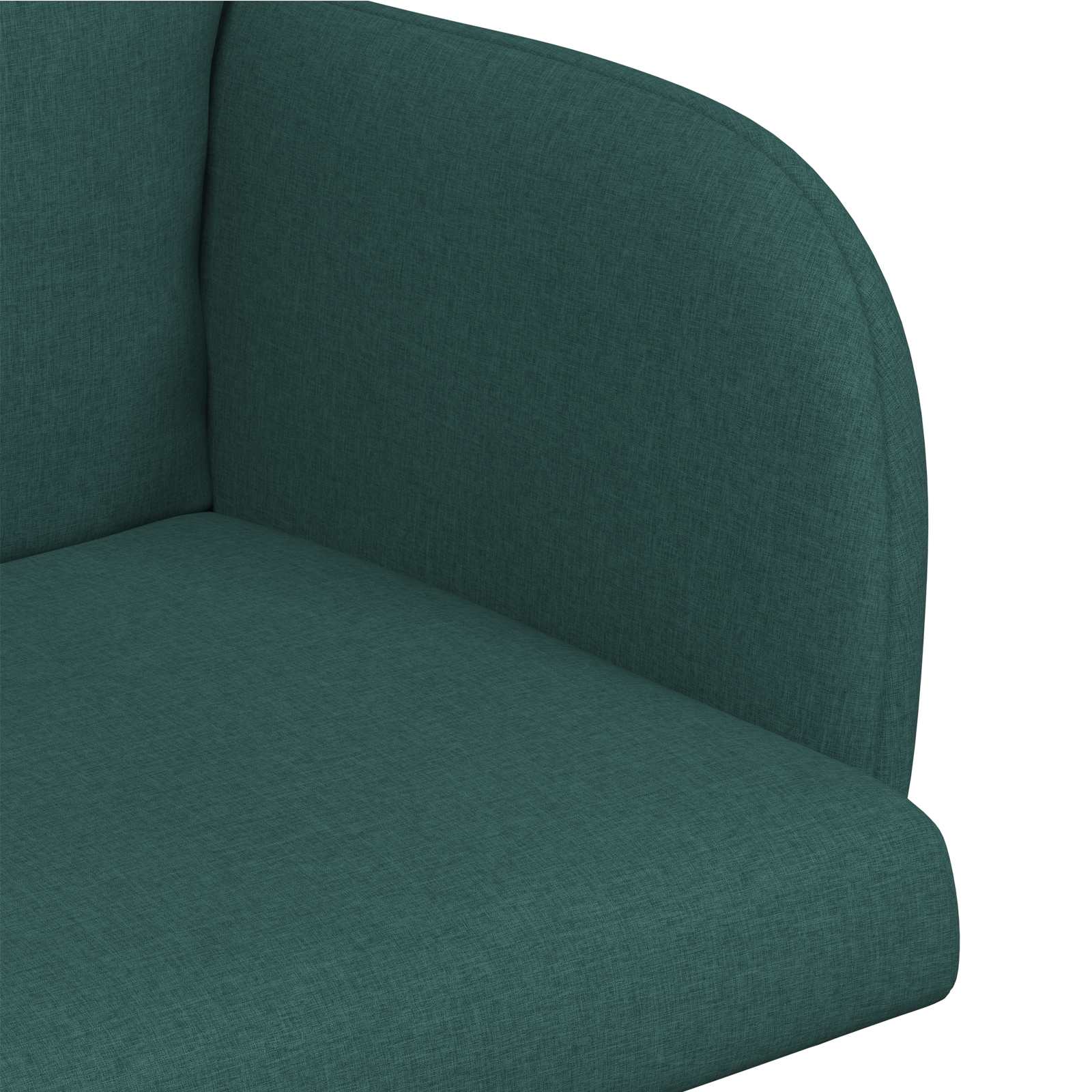 Trpezarijske stolice 2 pcs Tkanina Tamnozelena 60 x 56 x 96 cm