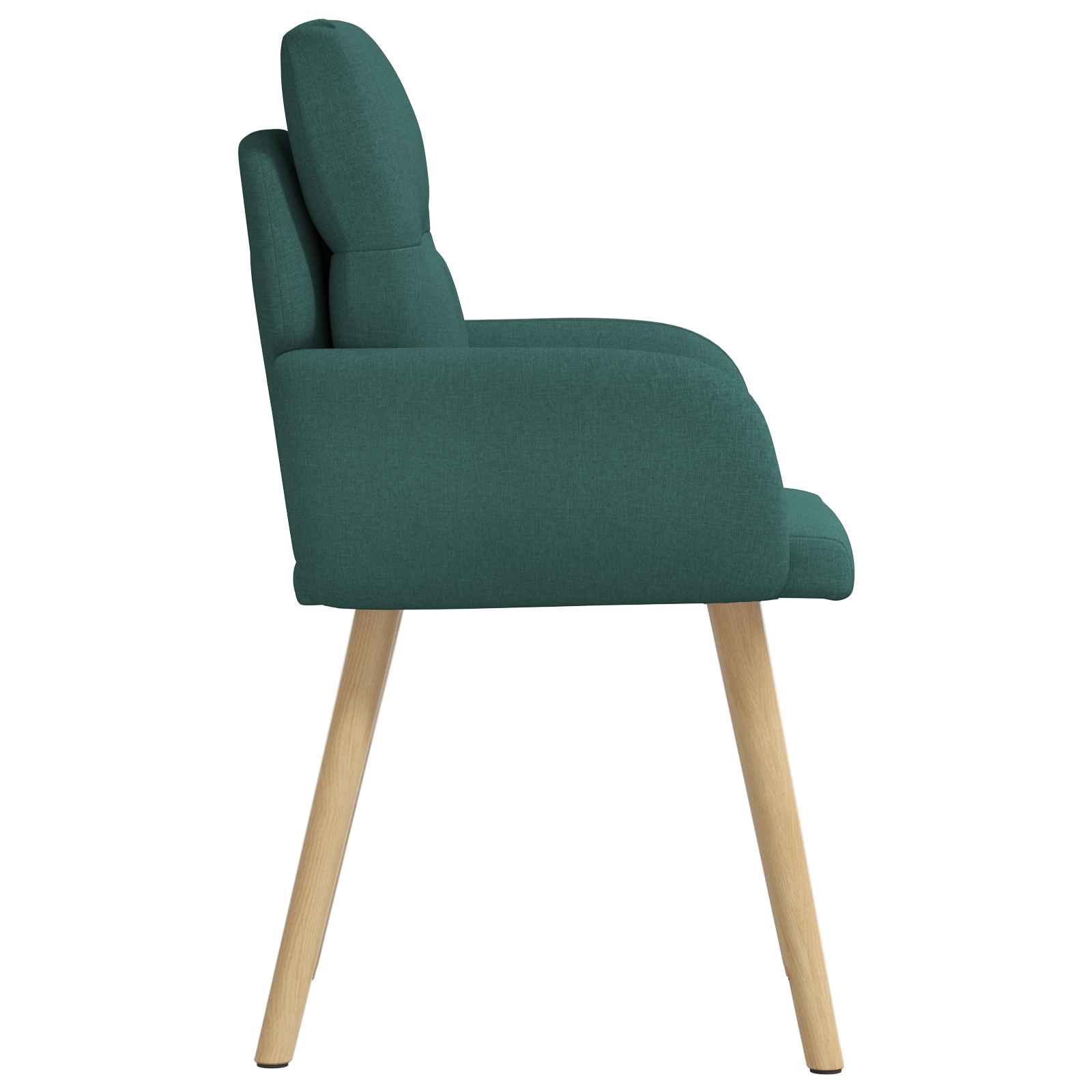 Trpezarijske stolice 2 pcs Tkanina Tamnozelena 60 x 56 x 96 cm