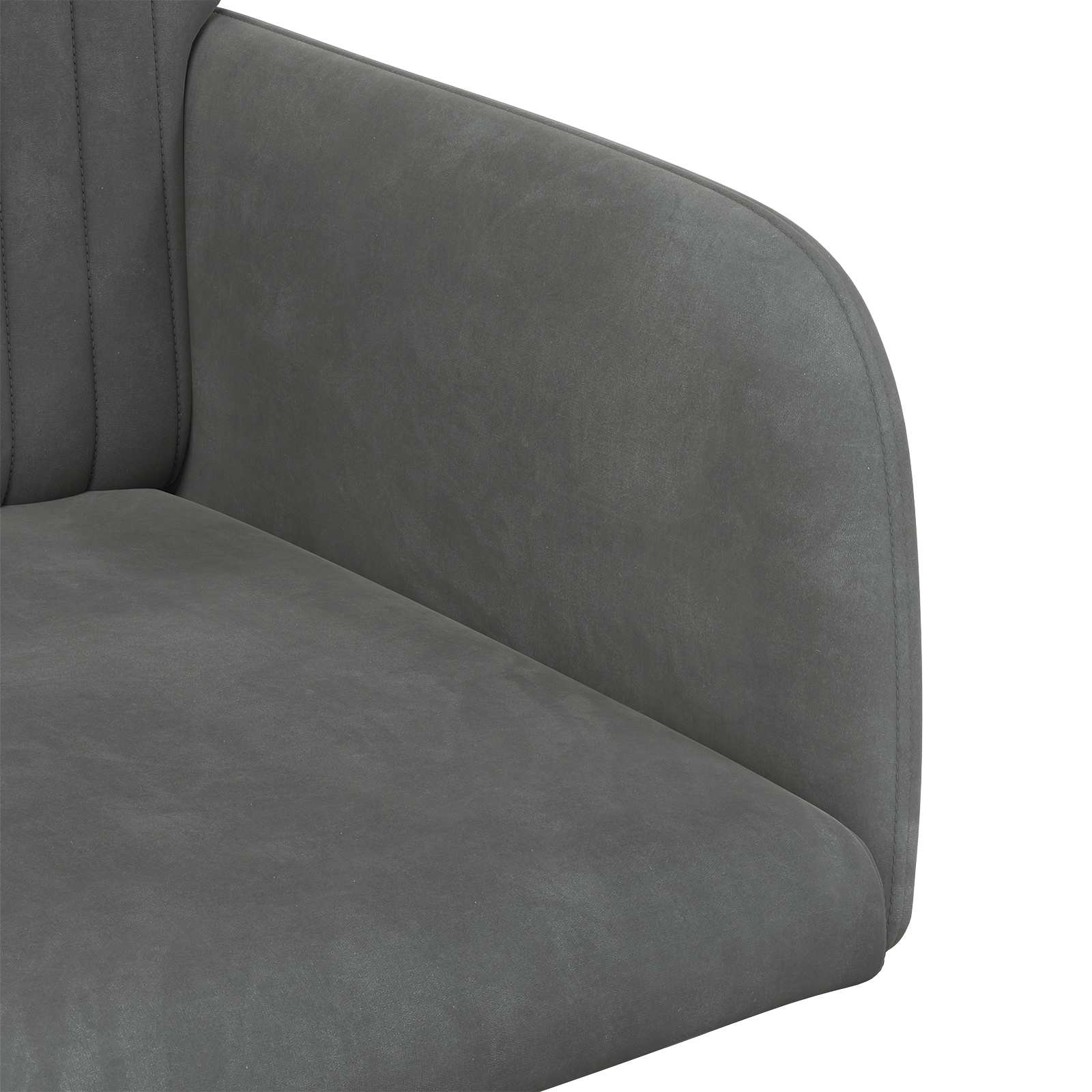 Trpezarijske stolice 2 pcs Baršun Tamnosiva 55 x 50 x 84 cm