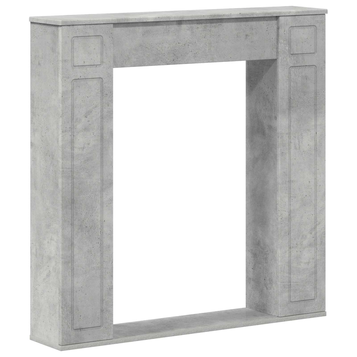 Okvir za kamin Betonska siva 100 x 20 x 100 cm